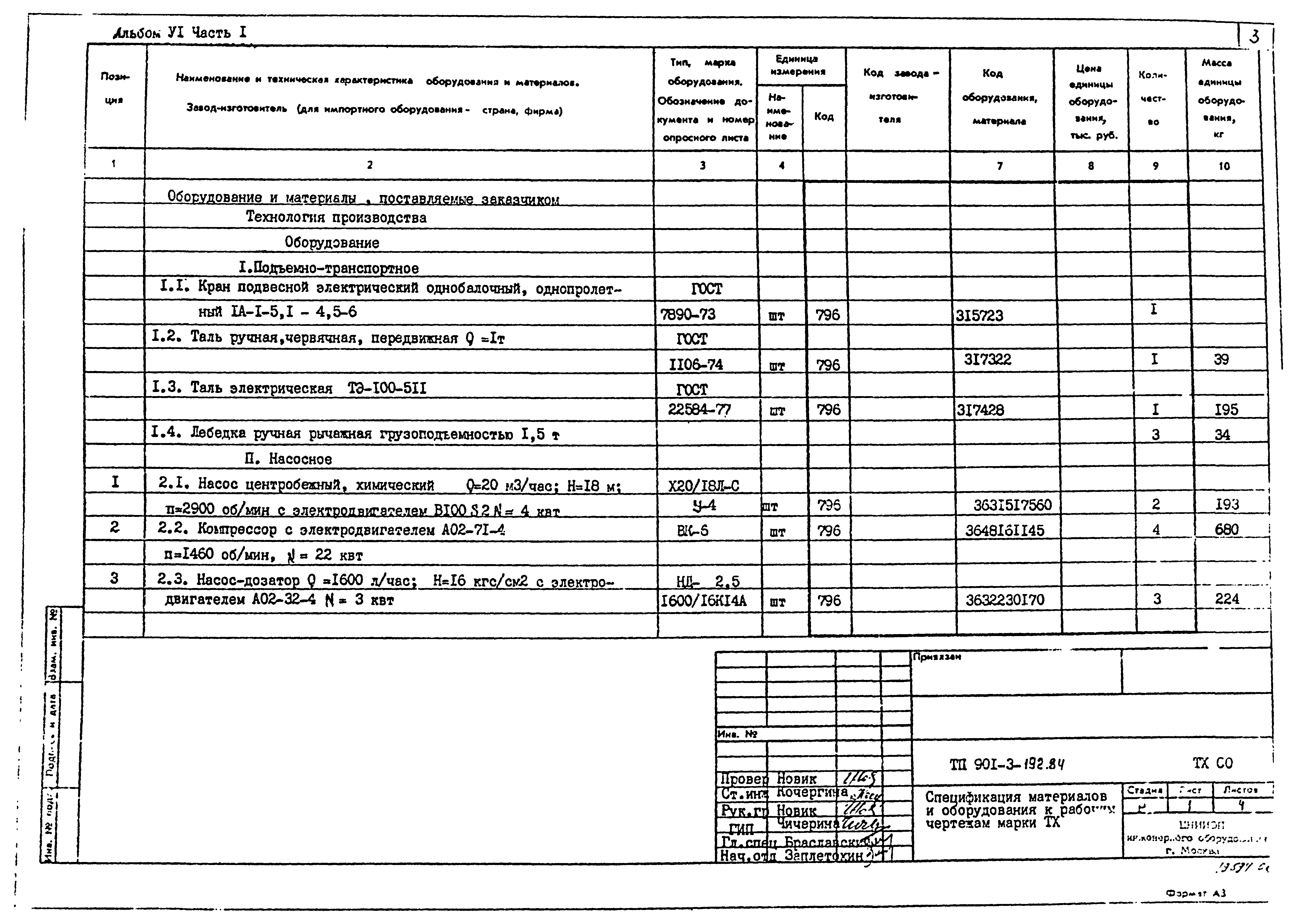 Типовой проект 901-3-193.84