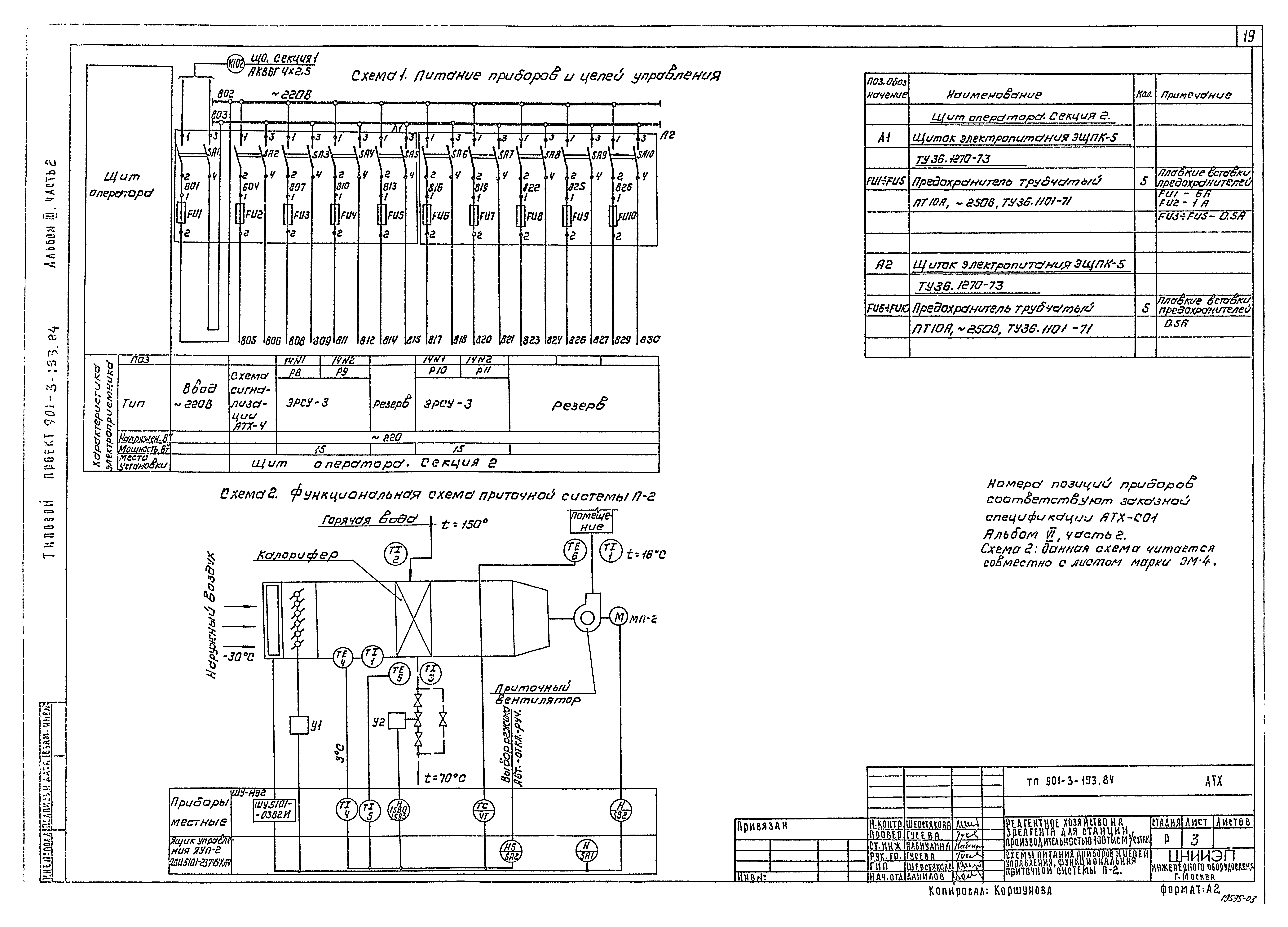 Типовой проект 901-3-193.84