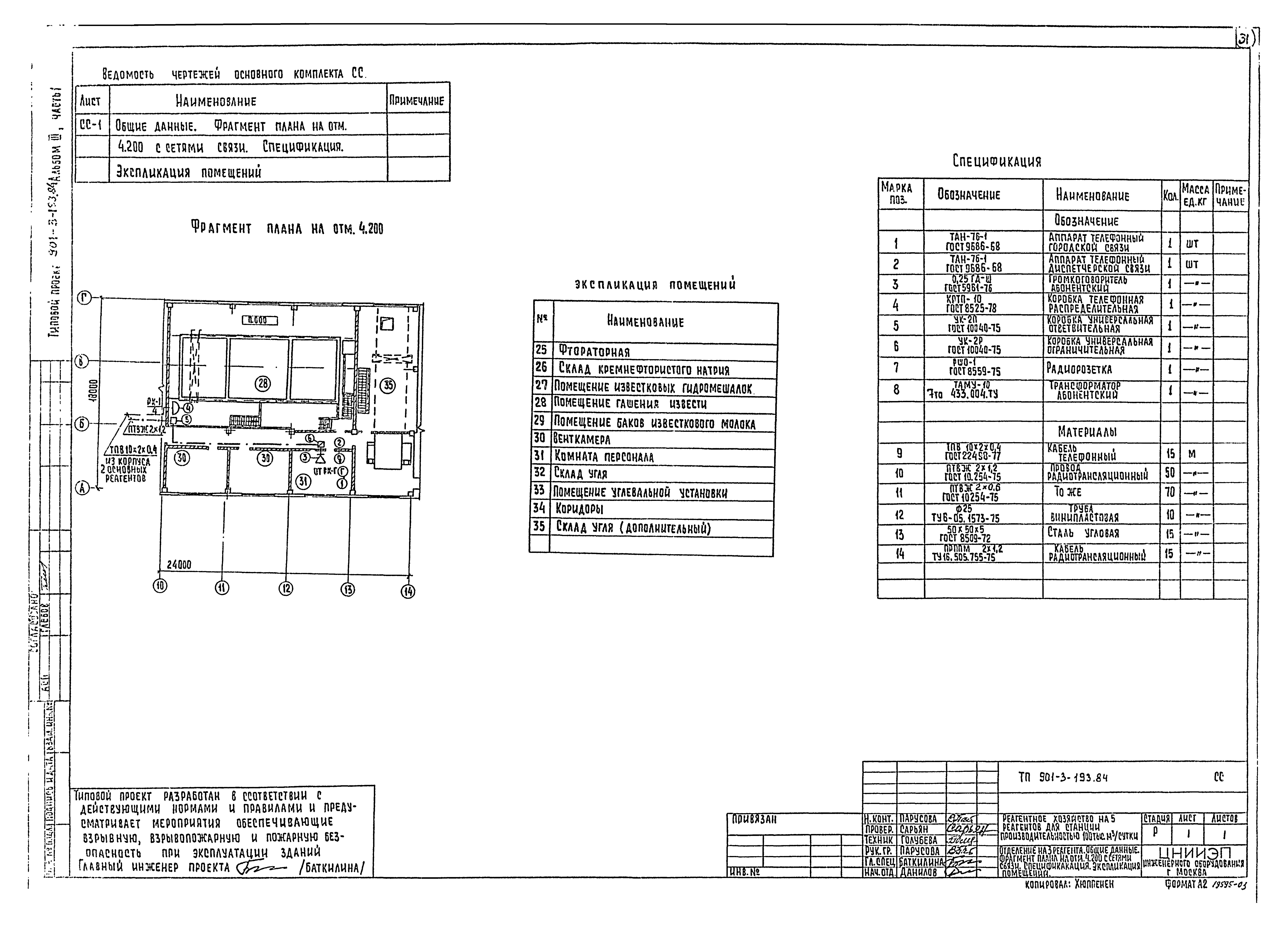 Типовой проект 901-3-193.84