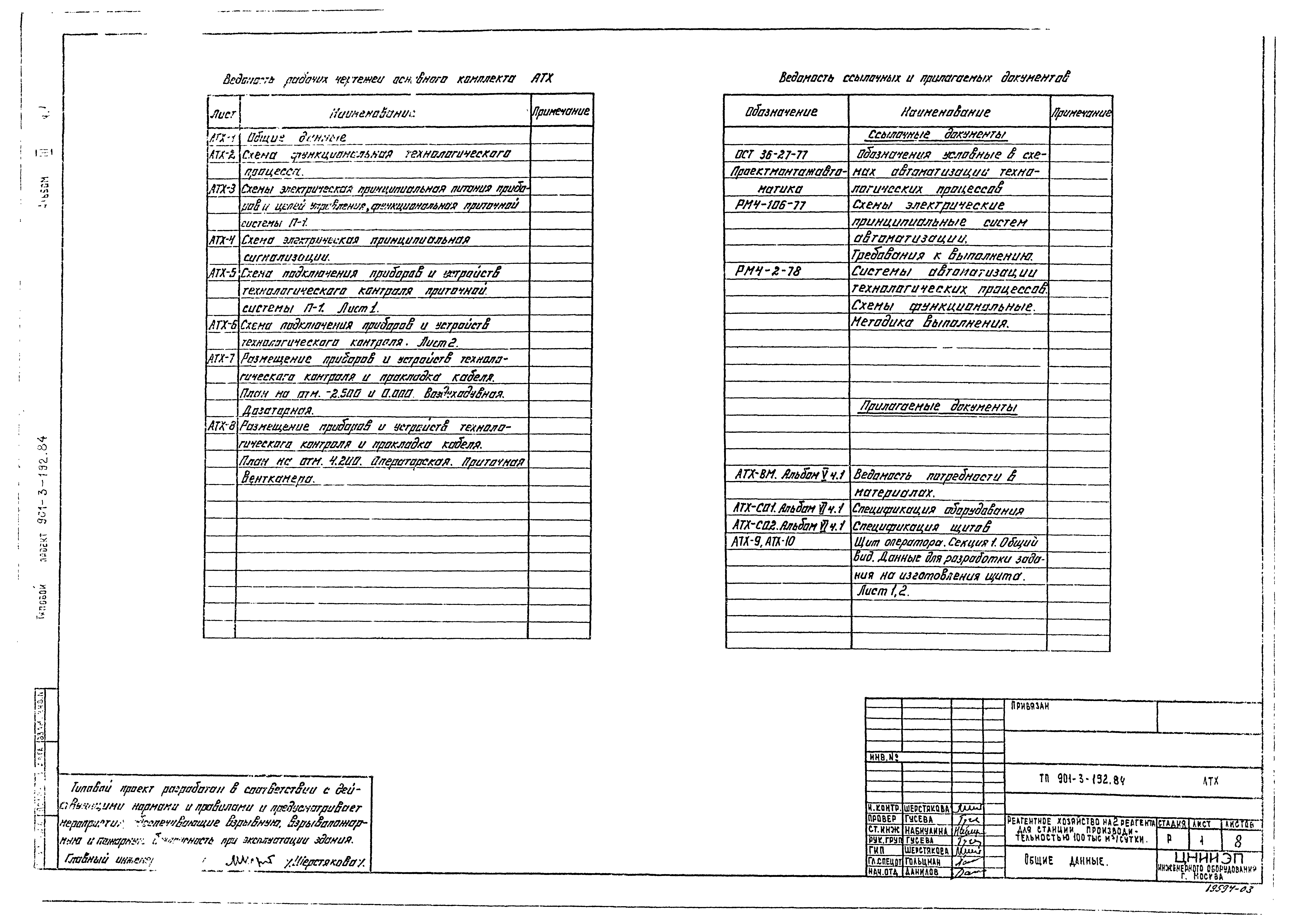 Типовой проект 901-3-193.84