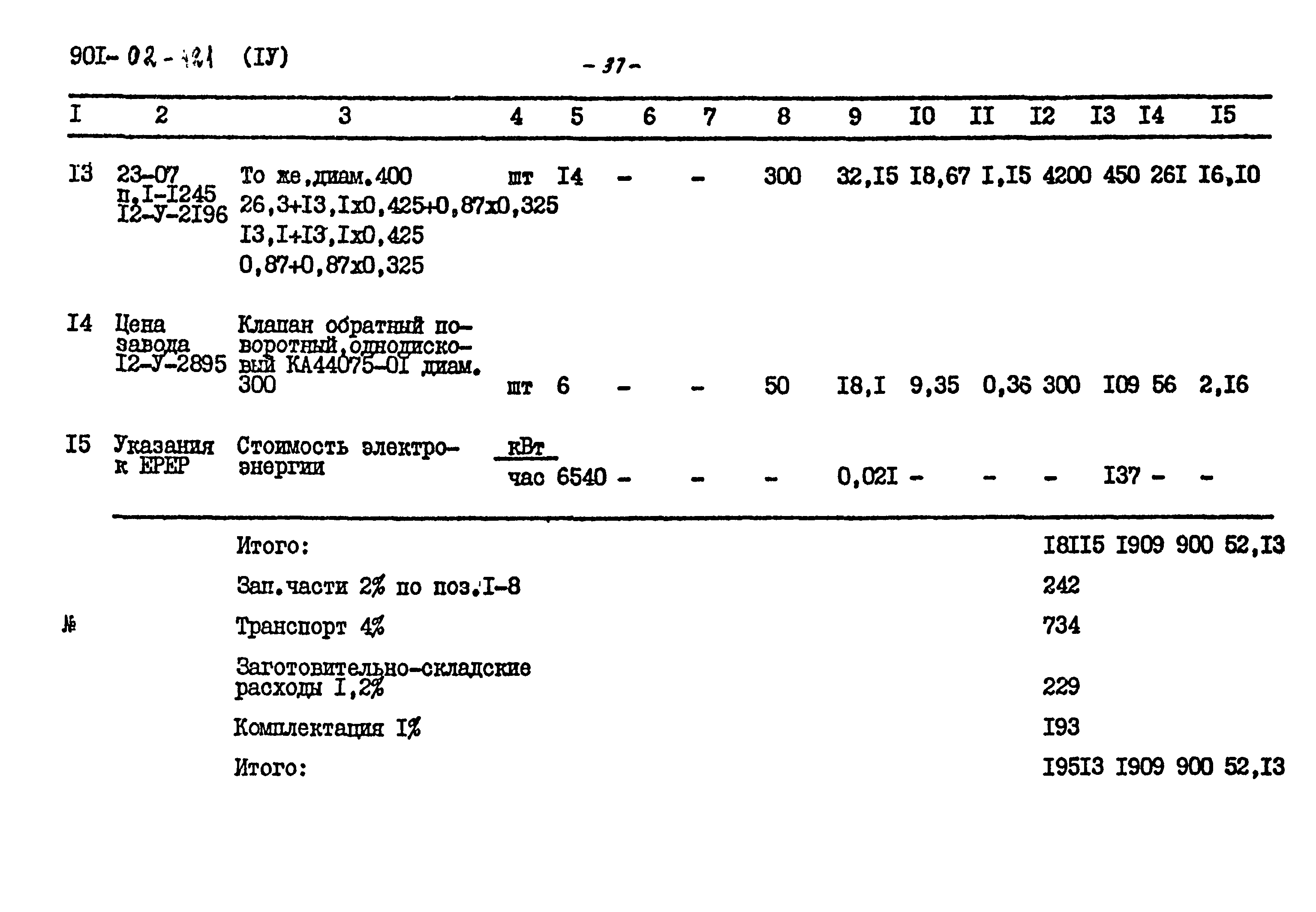 Типовые проектные решения 901-02-121
