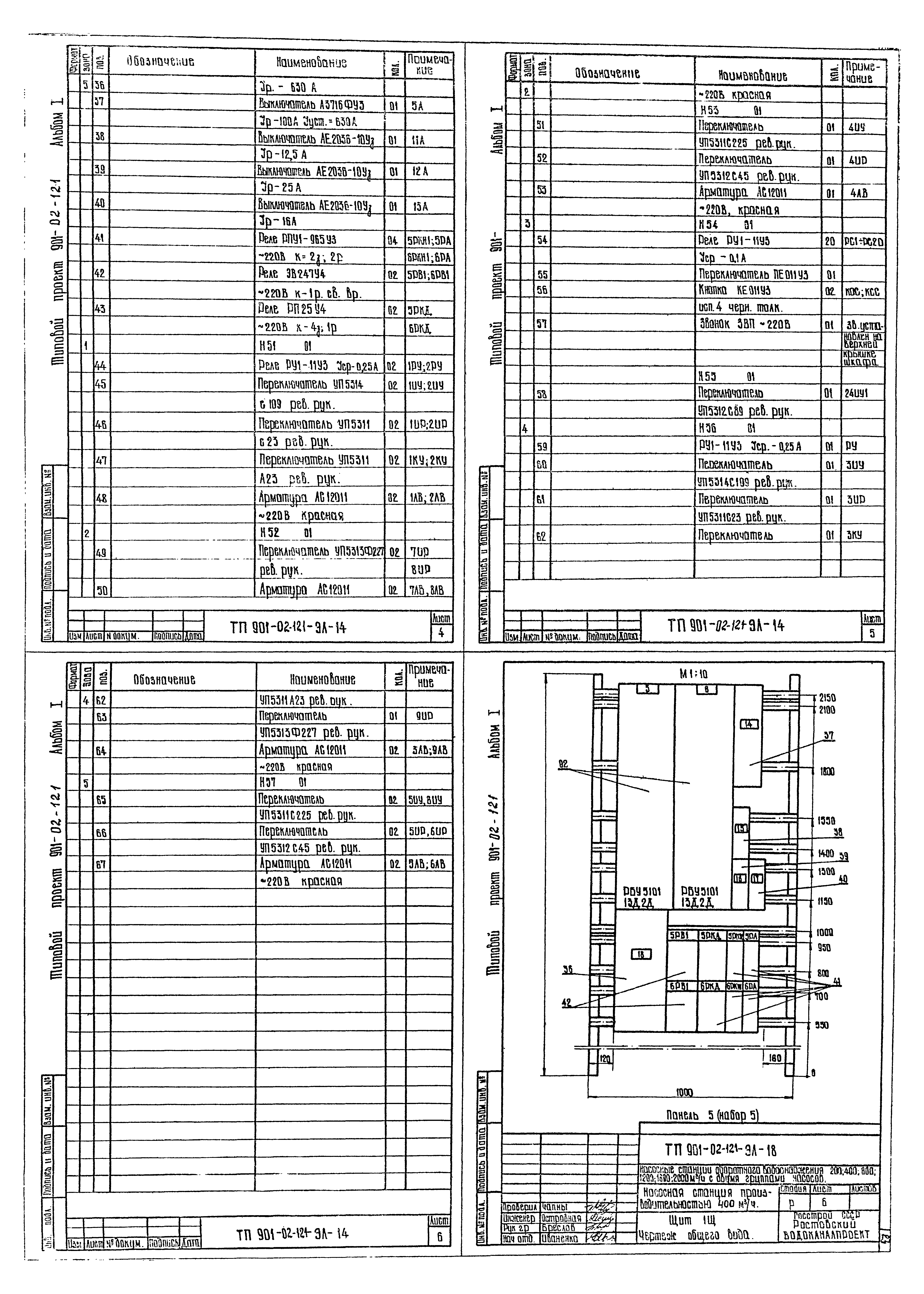 Типовые проектные решения 901-02-121