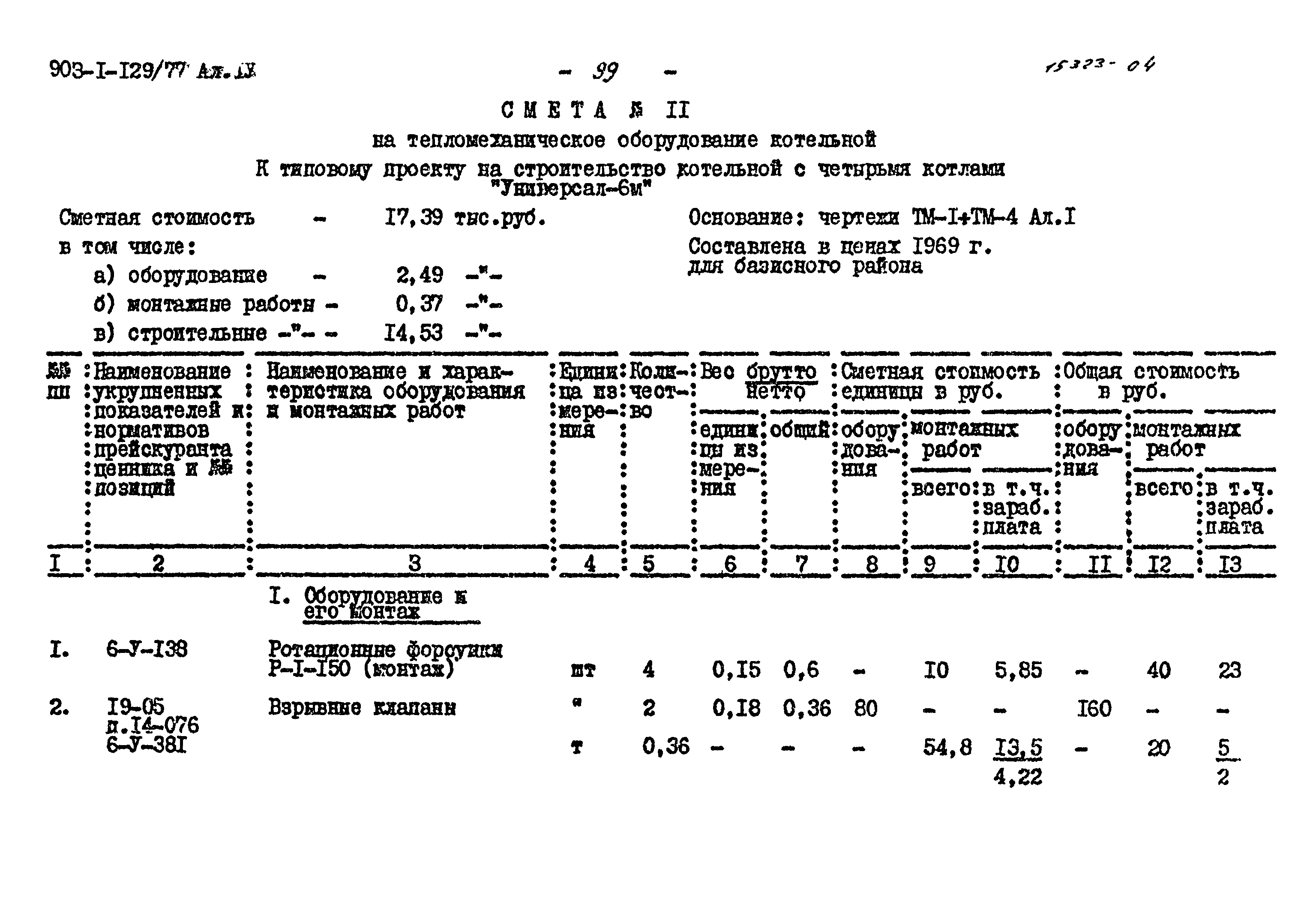 Типовой проект 903-1-129/77