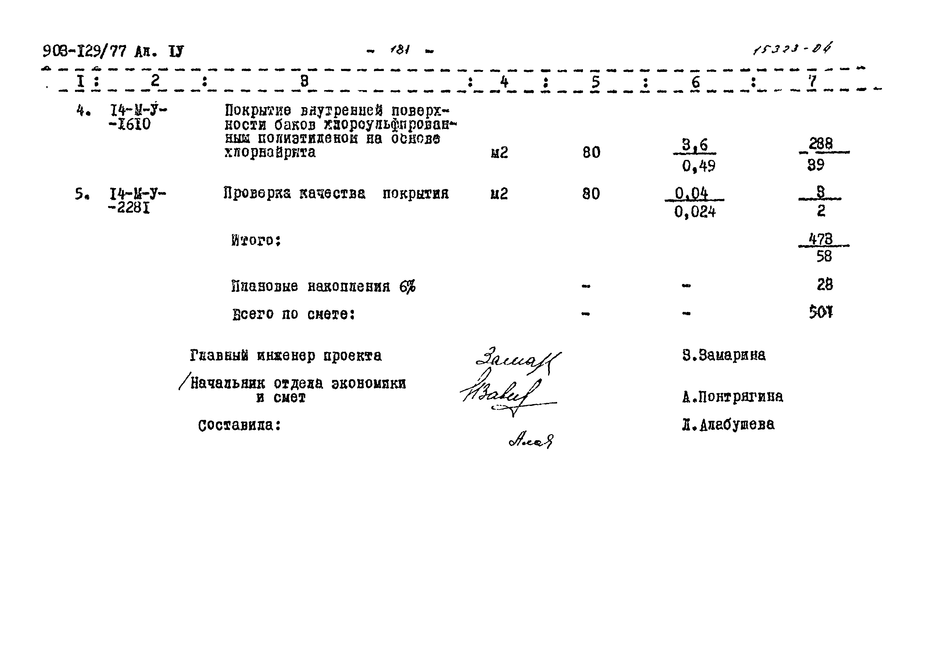 Типовой проект 903-1-129/77