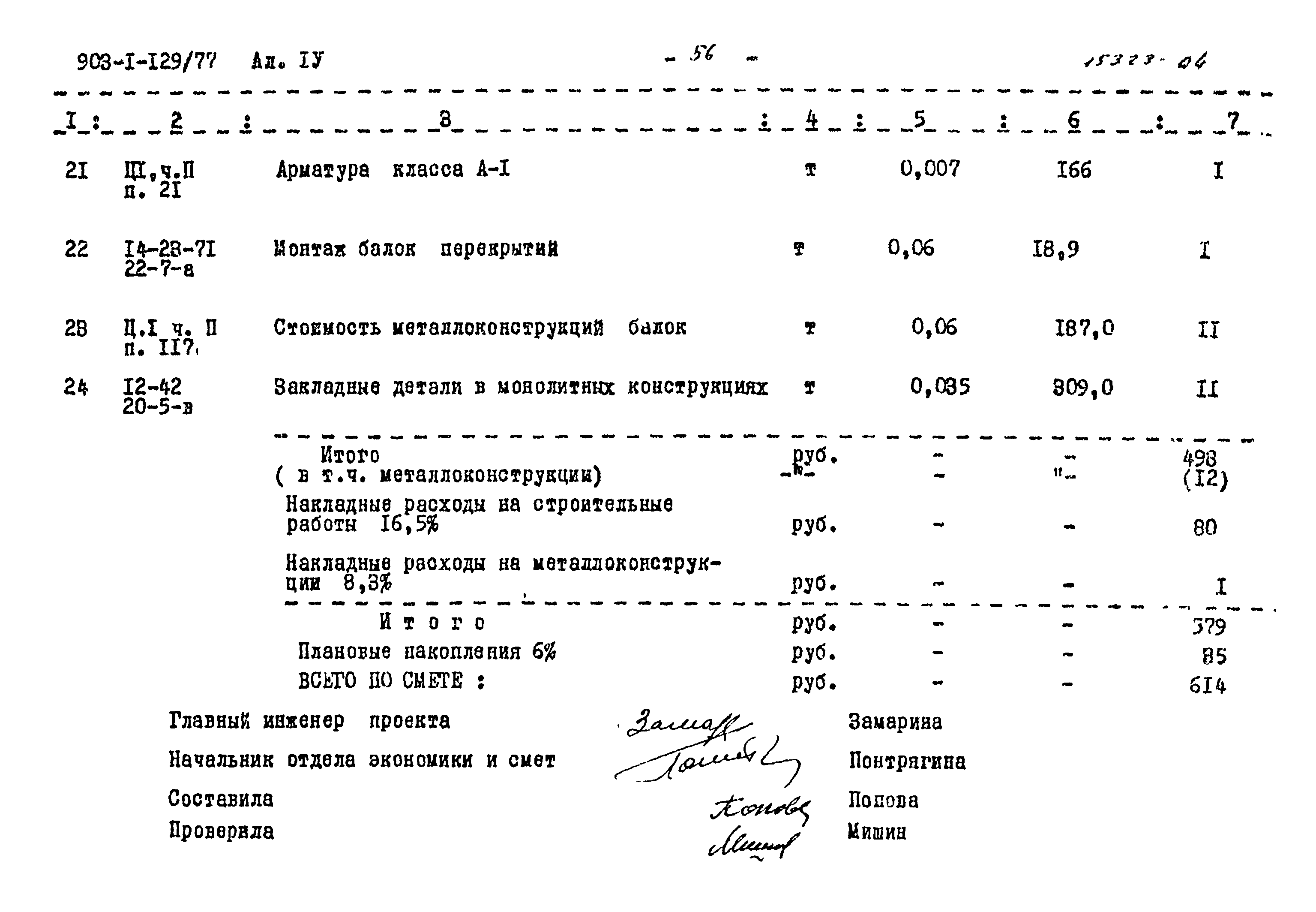 Типовой проект 903-1-129/77