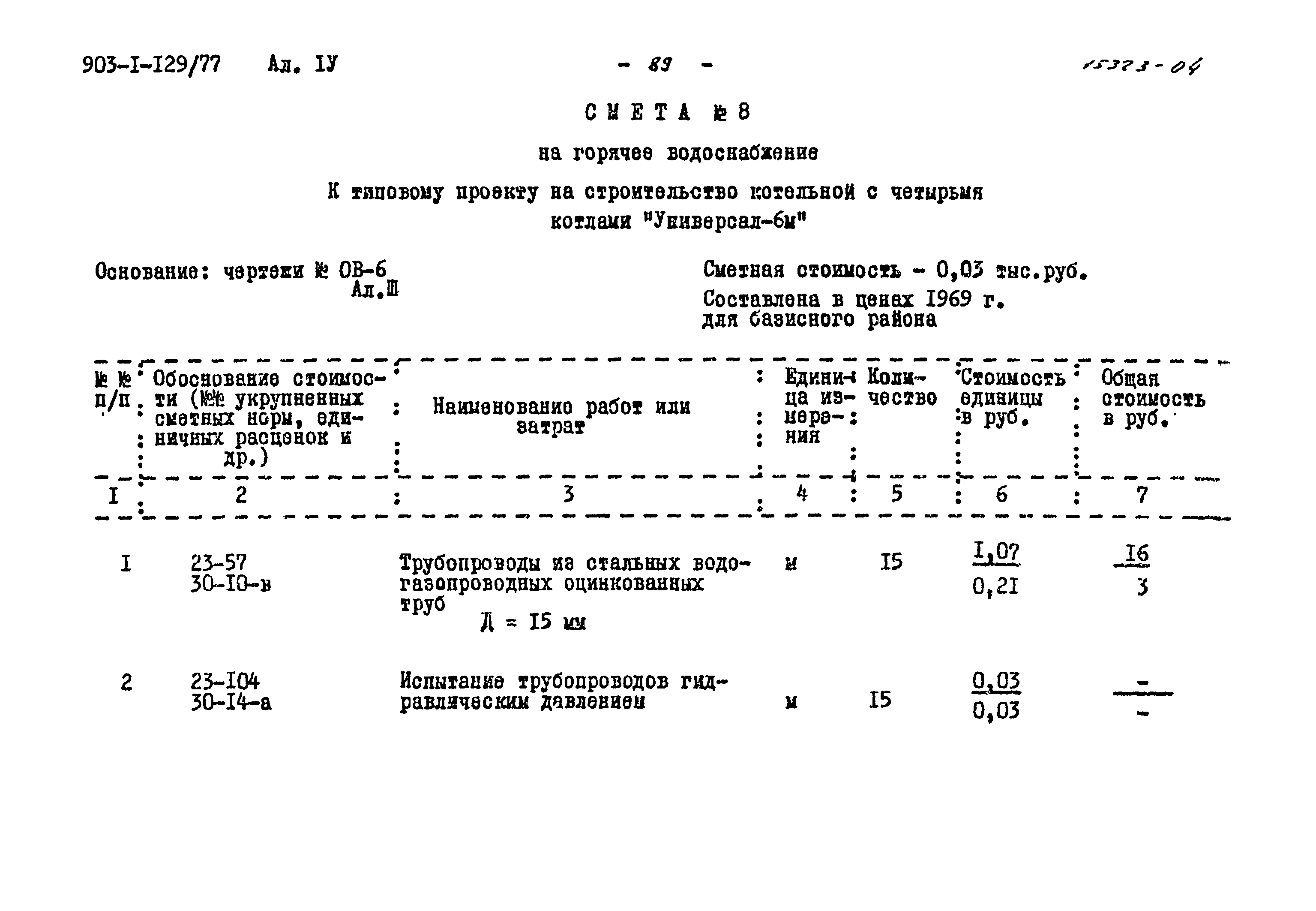 Типовой проект 903-1-129/77