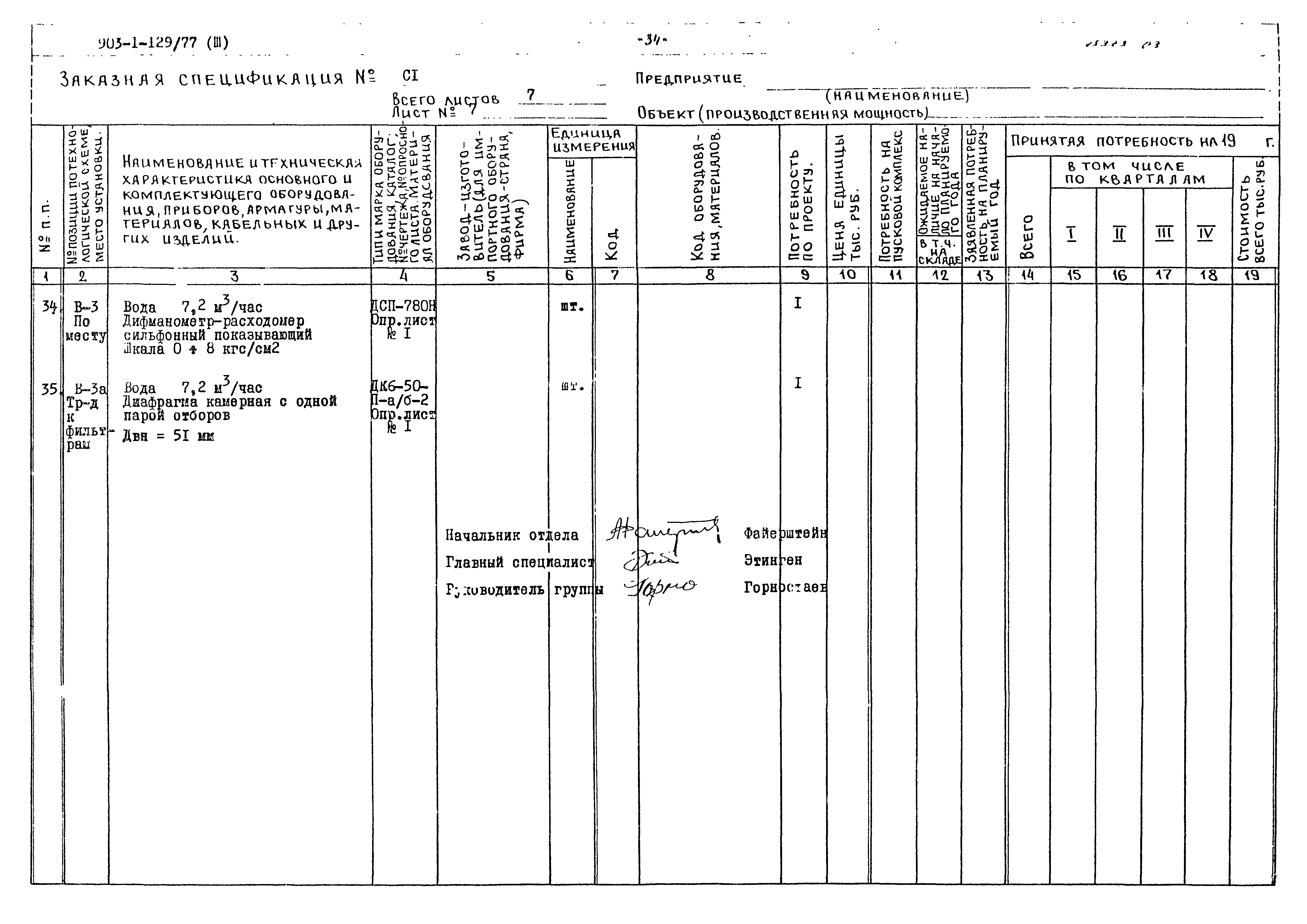 Типовой проект 903-1-129/77