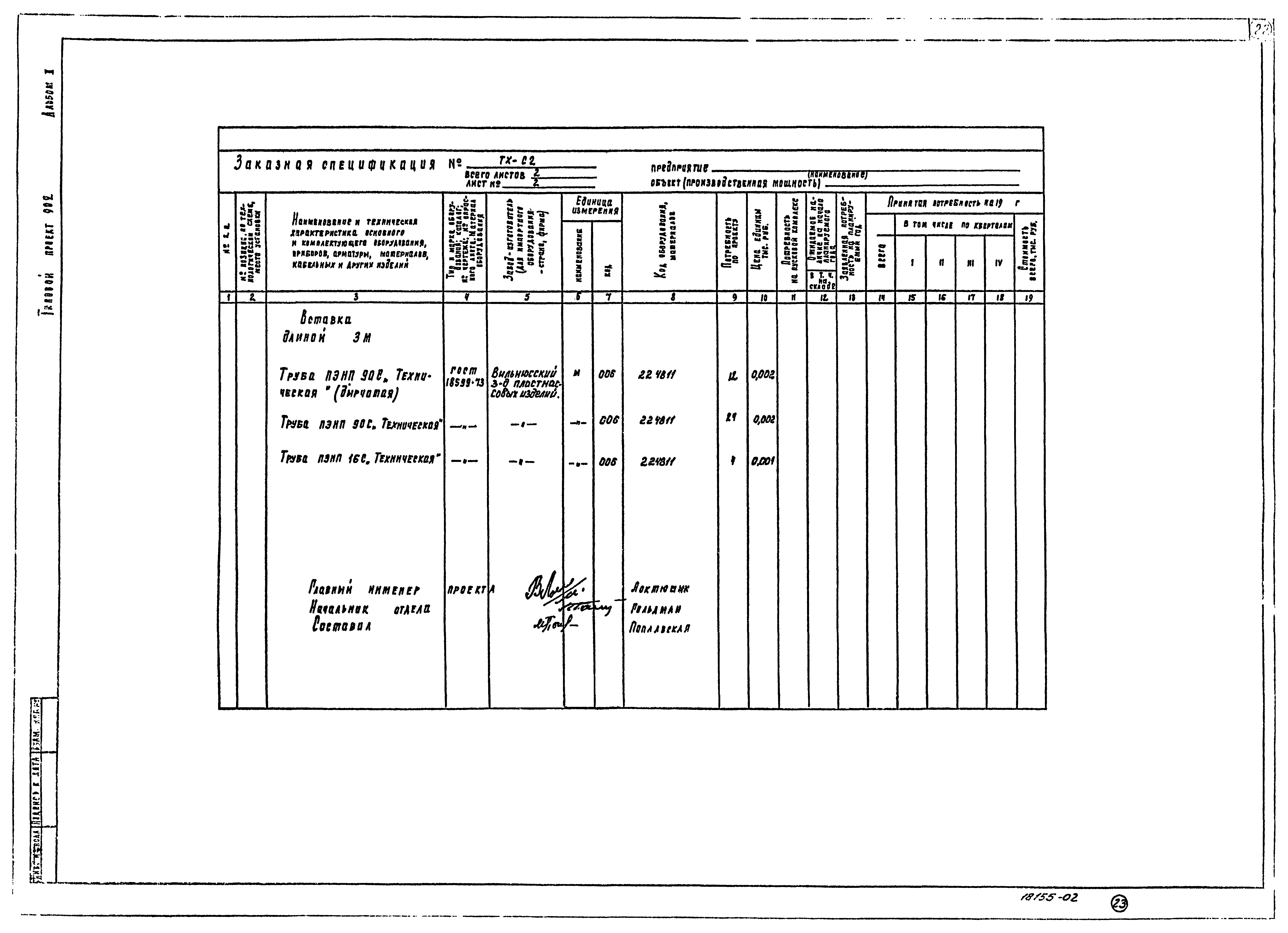 Типовой проект 902-3-22