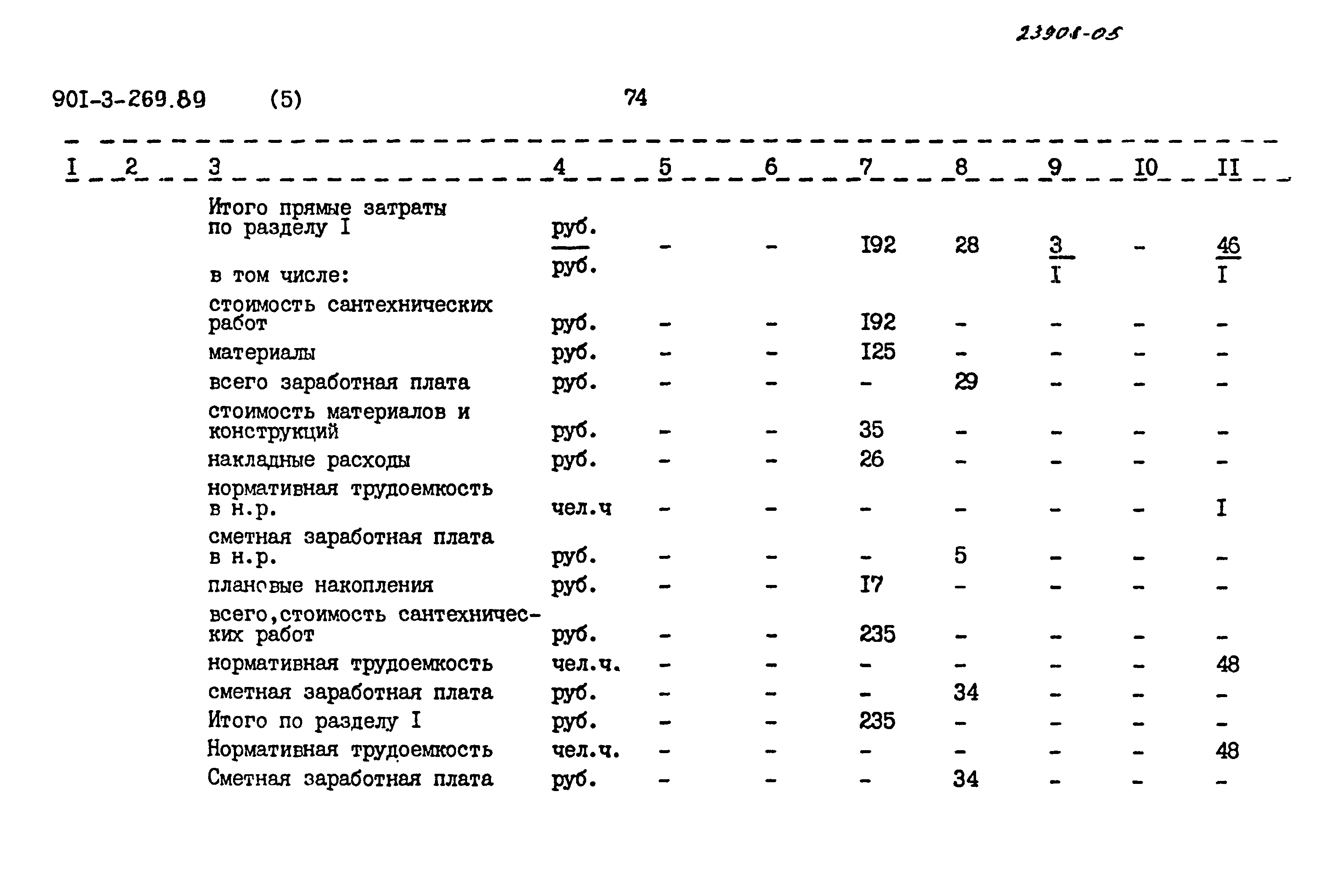 Типовой проект 901-3-269.89