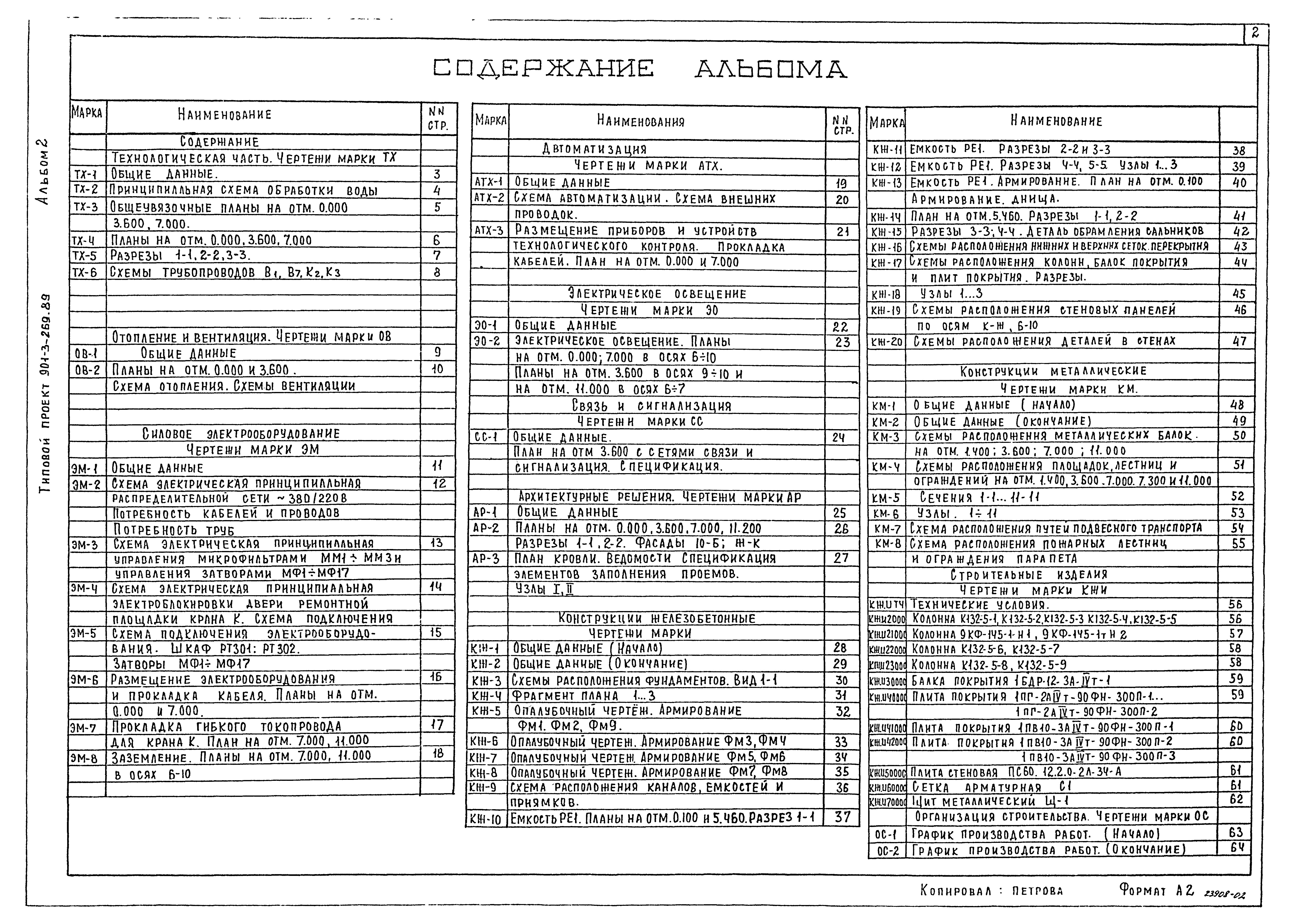 Типовой проект 901-3-269.89