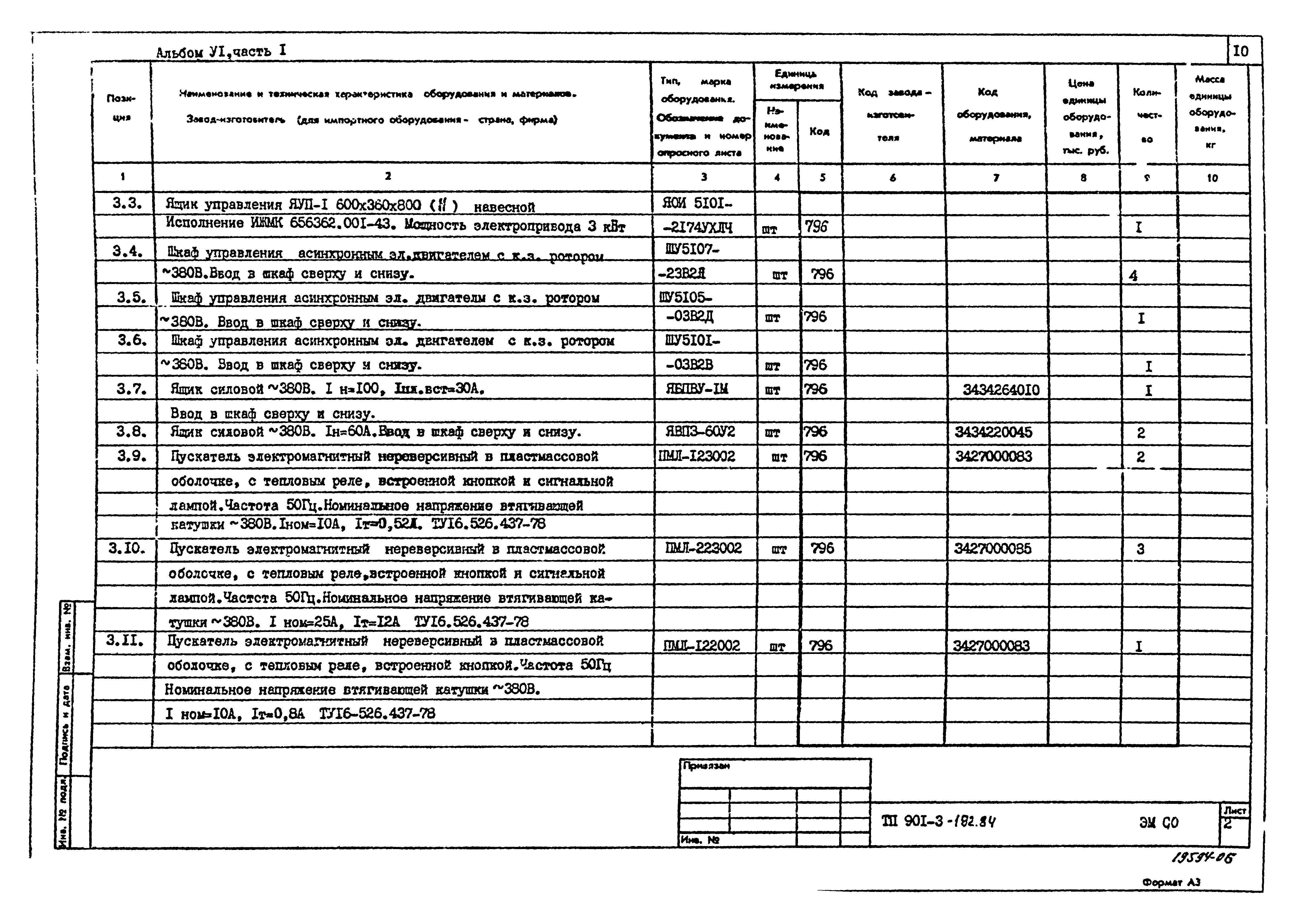 Типовой проект 901-3-192.84