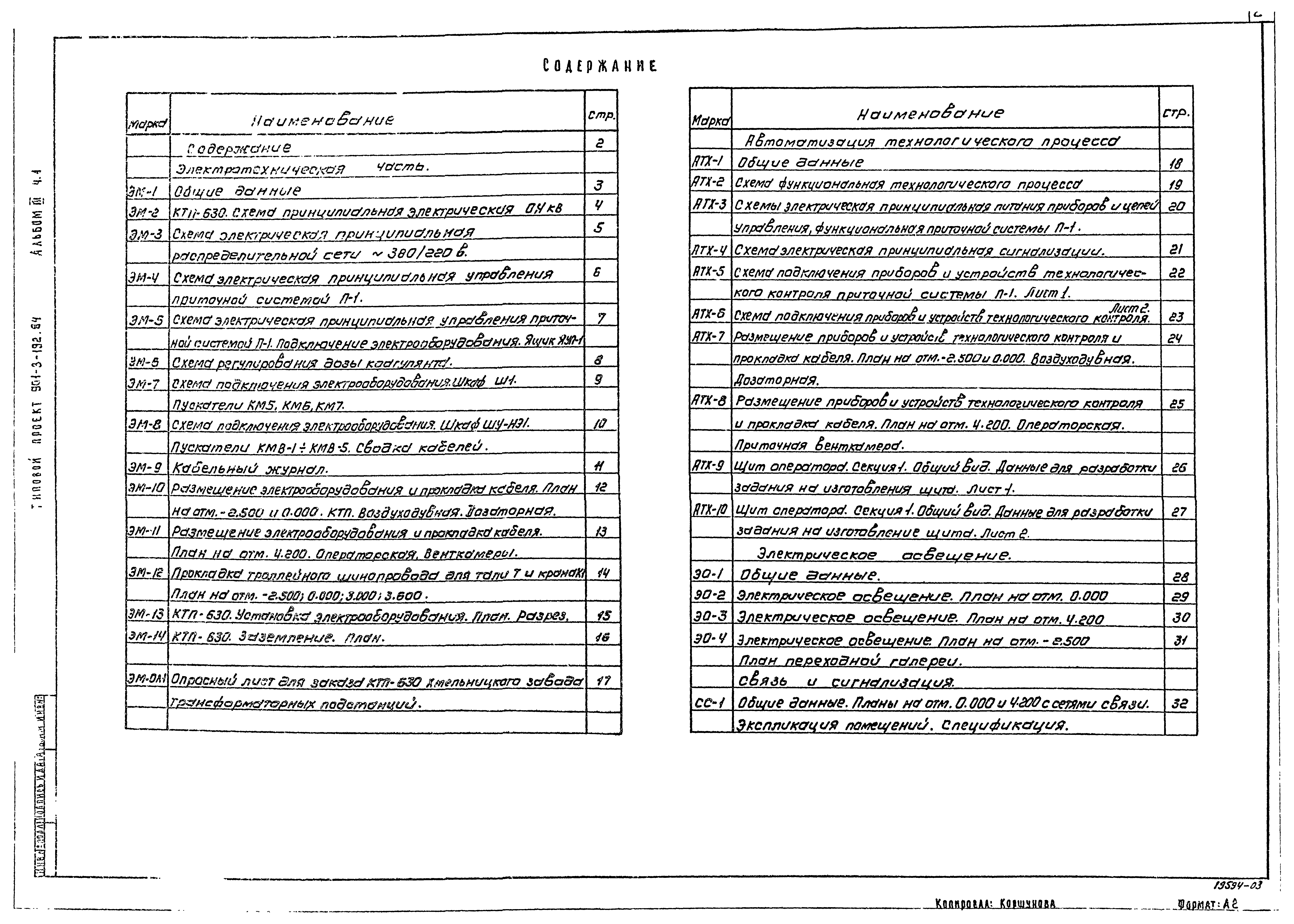 Типовой проект 901-3-192.84