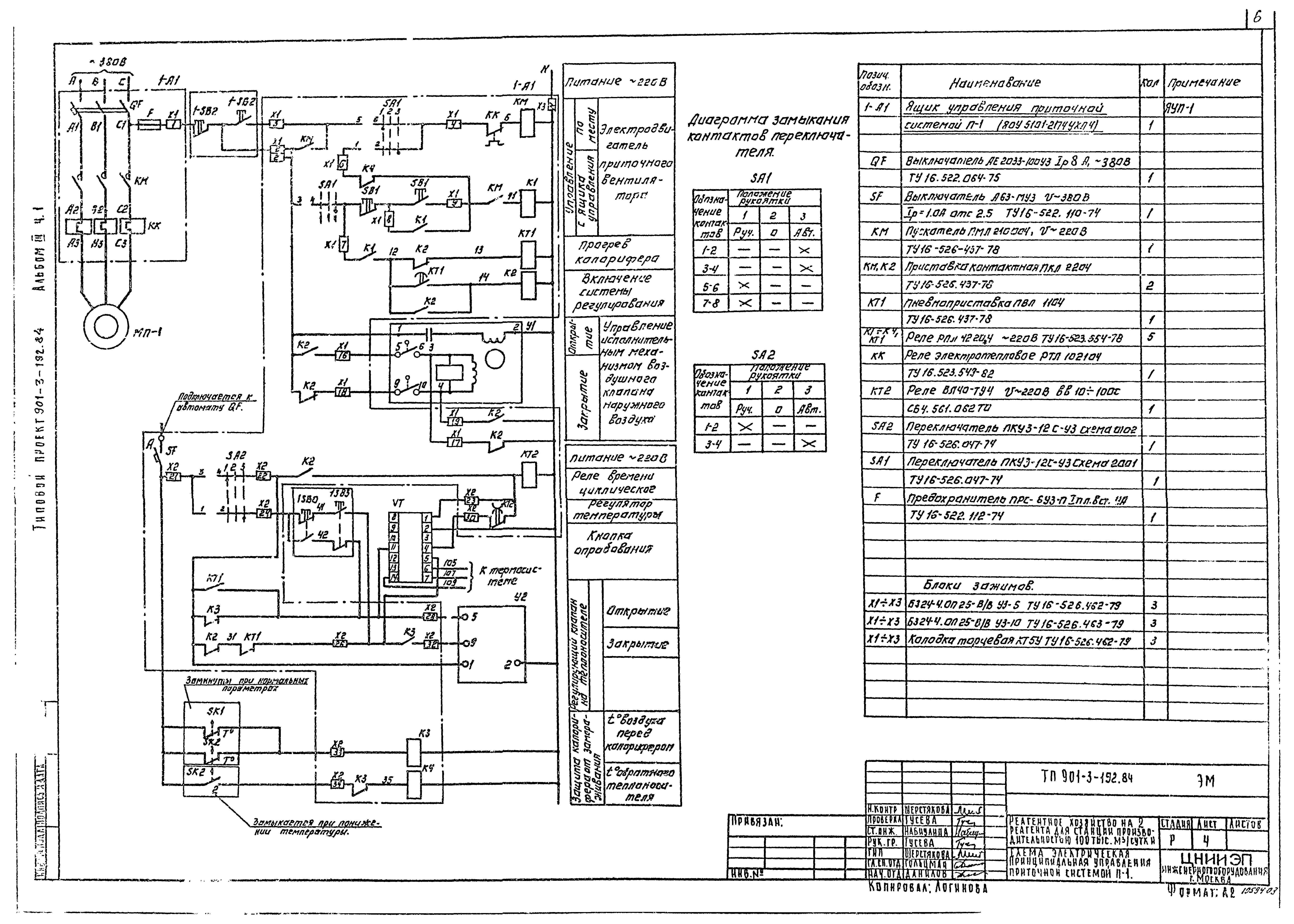 Типовой проект 901-3-192.84