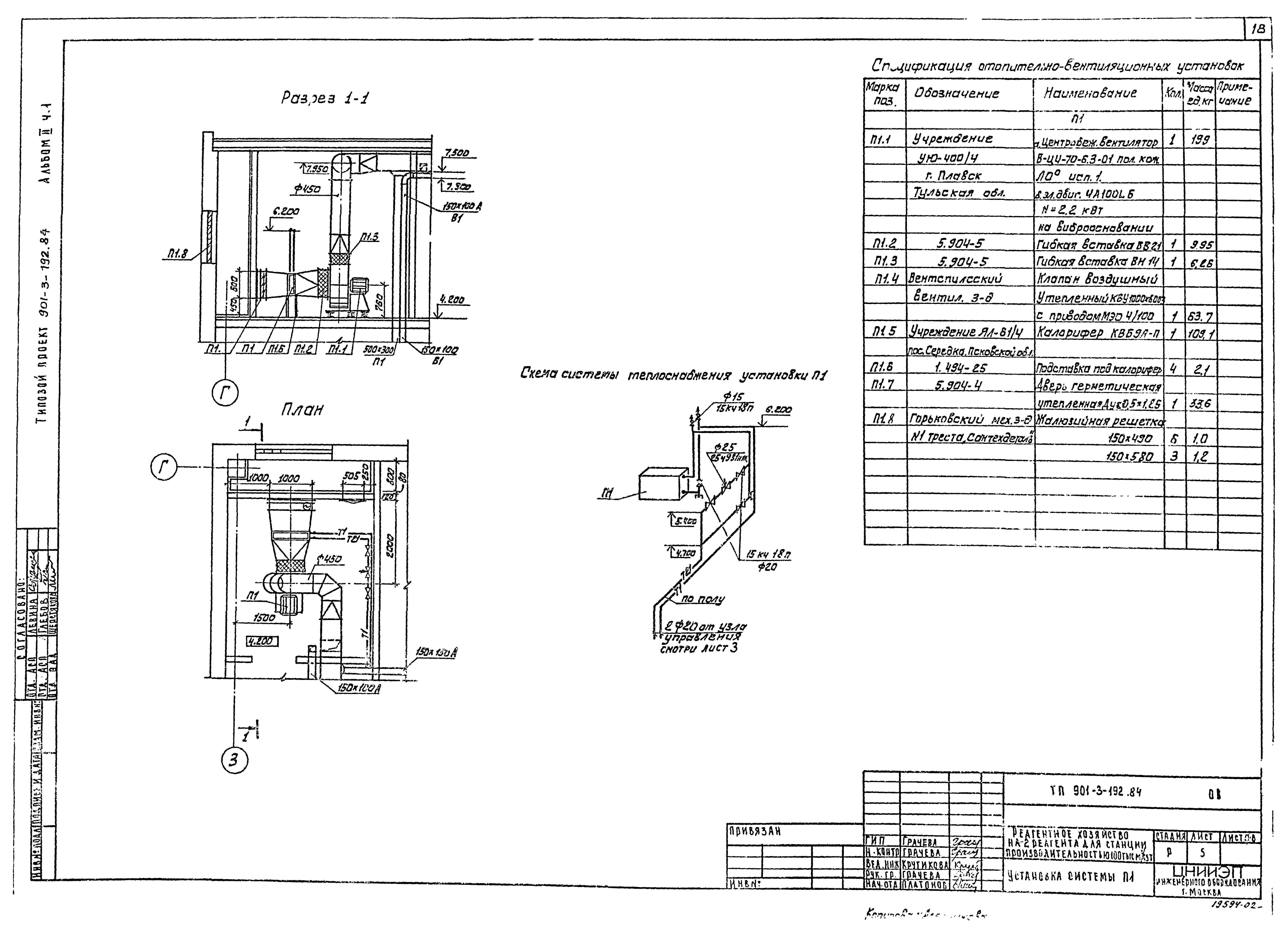 Типовой проект 901-3-192.84