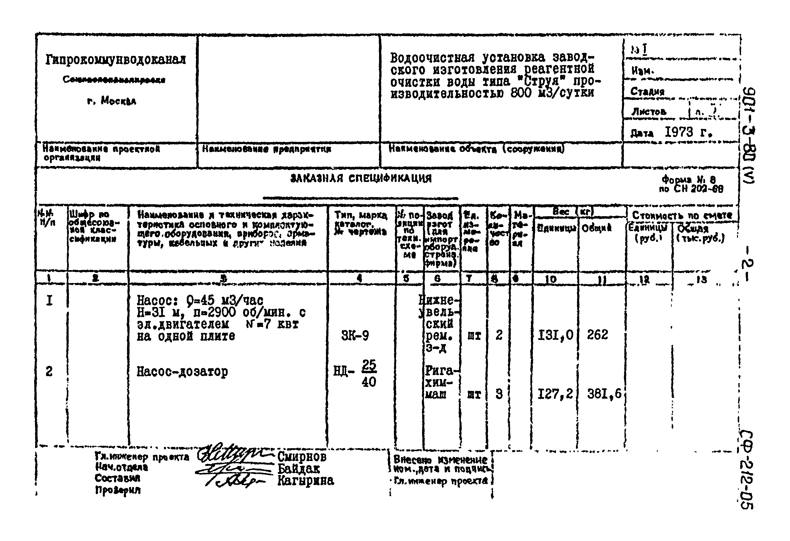 Типовой проект 901-3-80