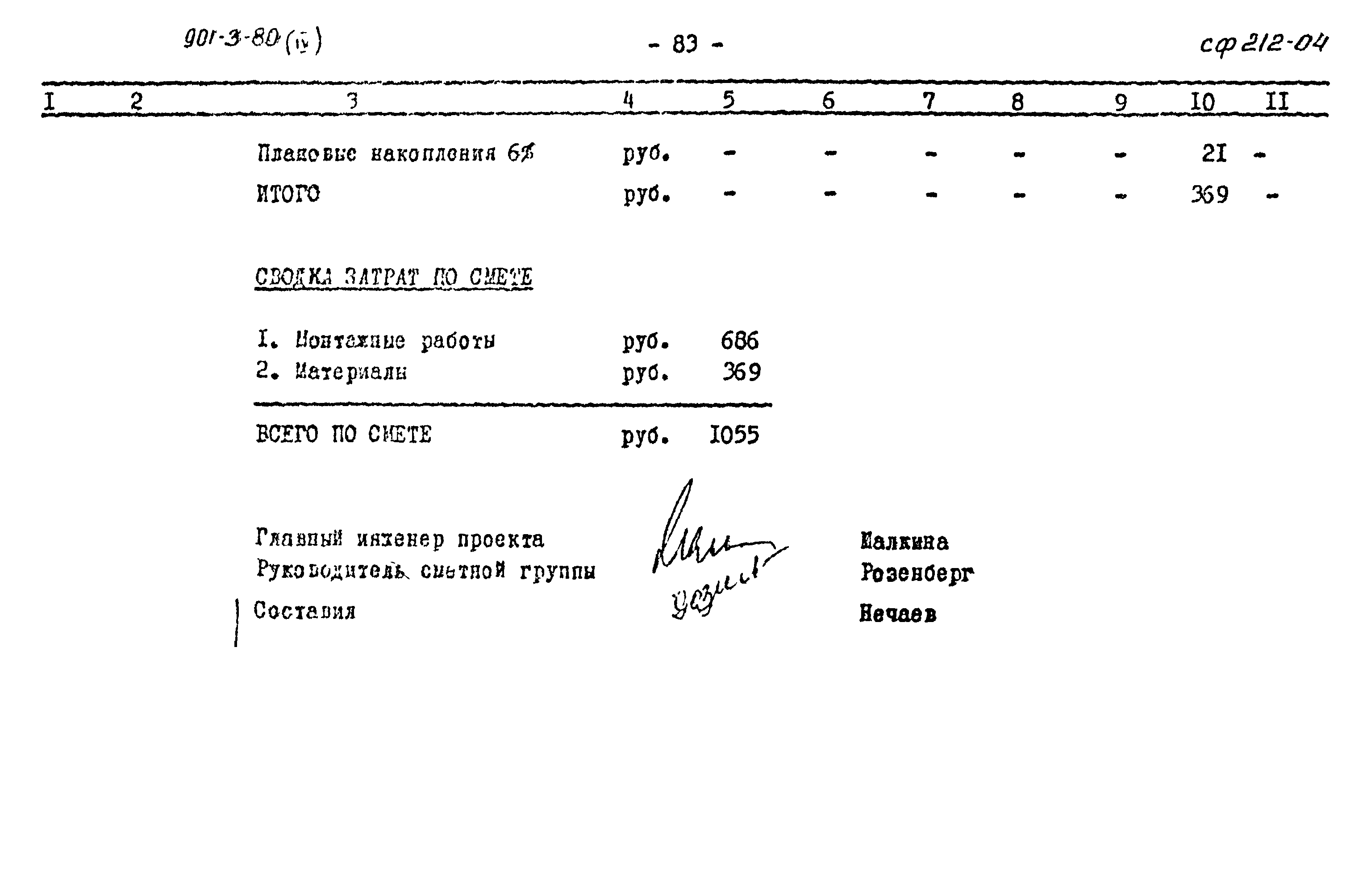 Типовой проект 901-3-80