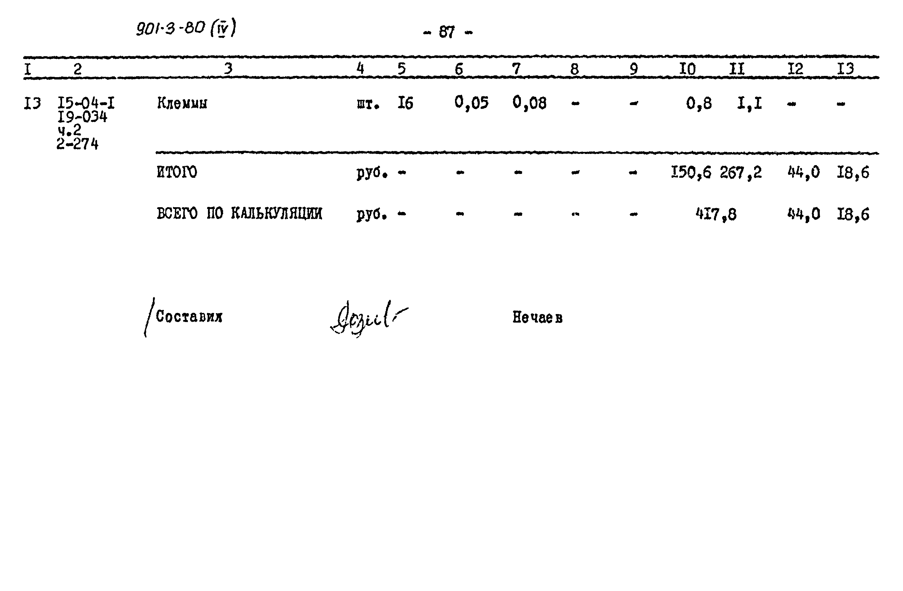 Типовой проект 901-3-80