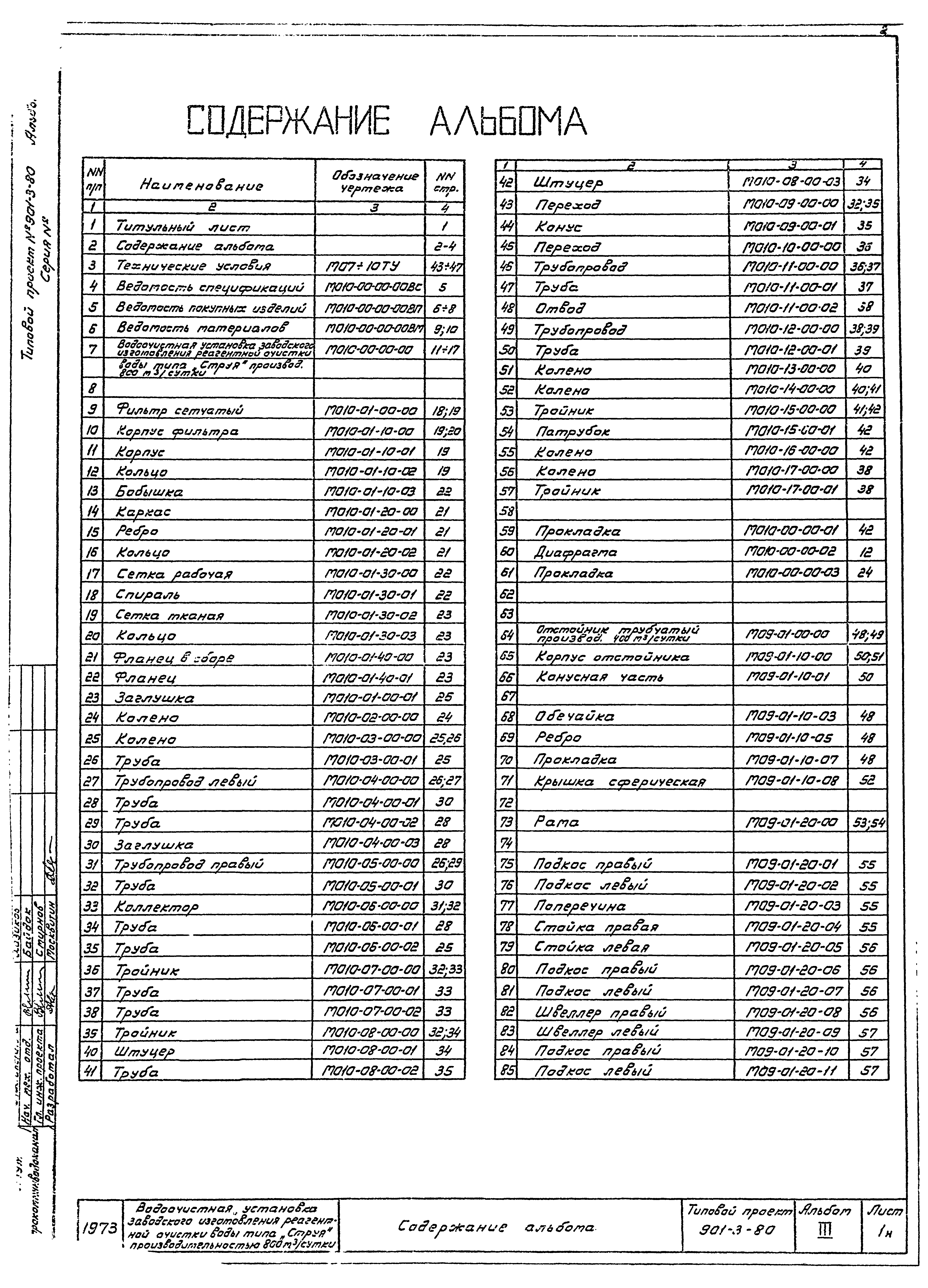 Типовой проект 901-3-80