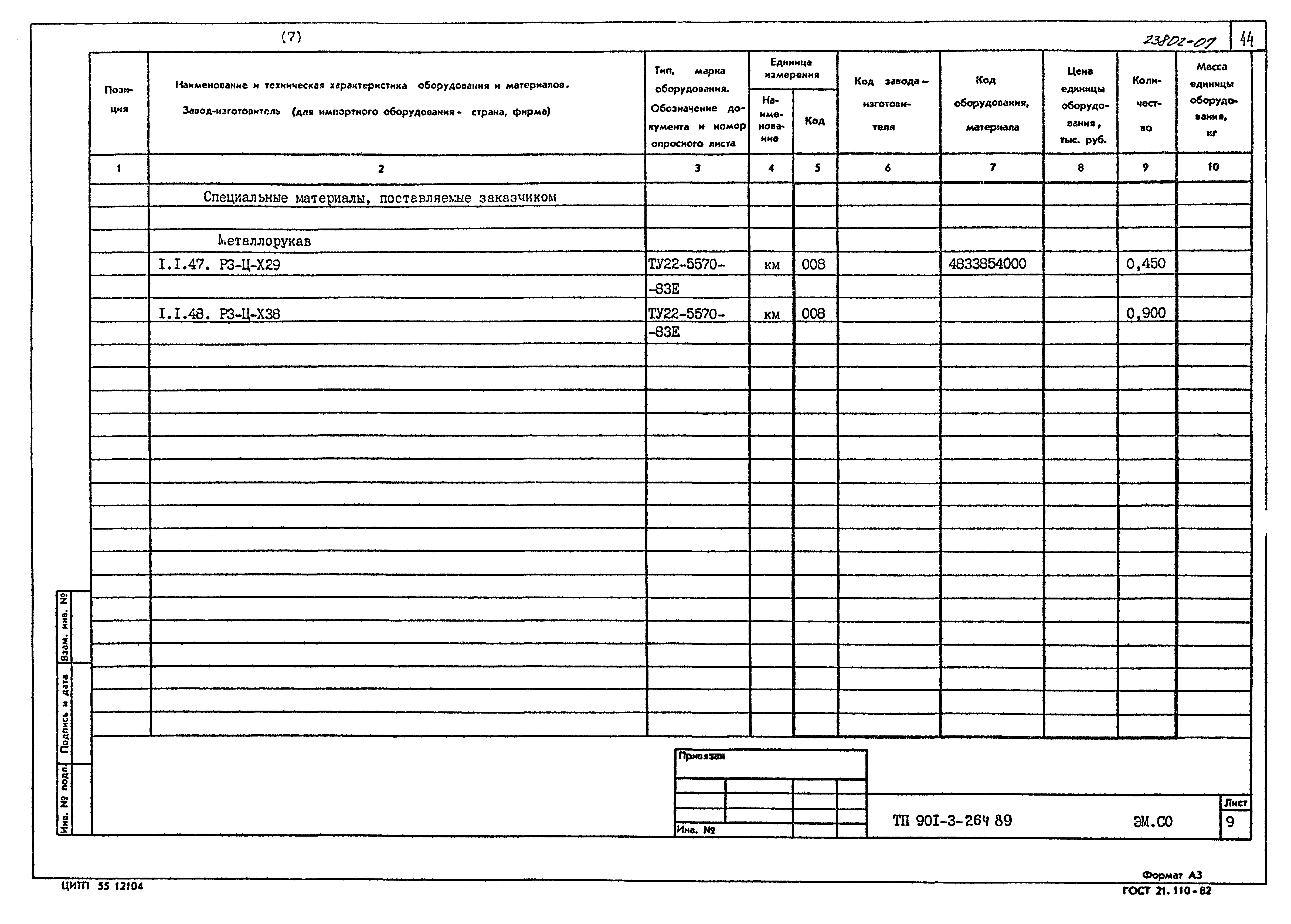Типовой проект 901-3-264.89