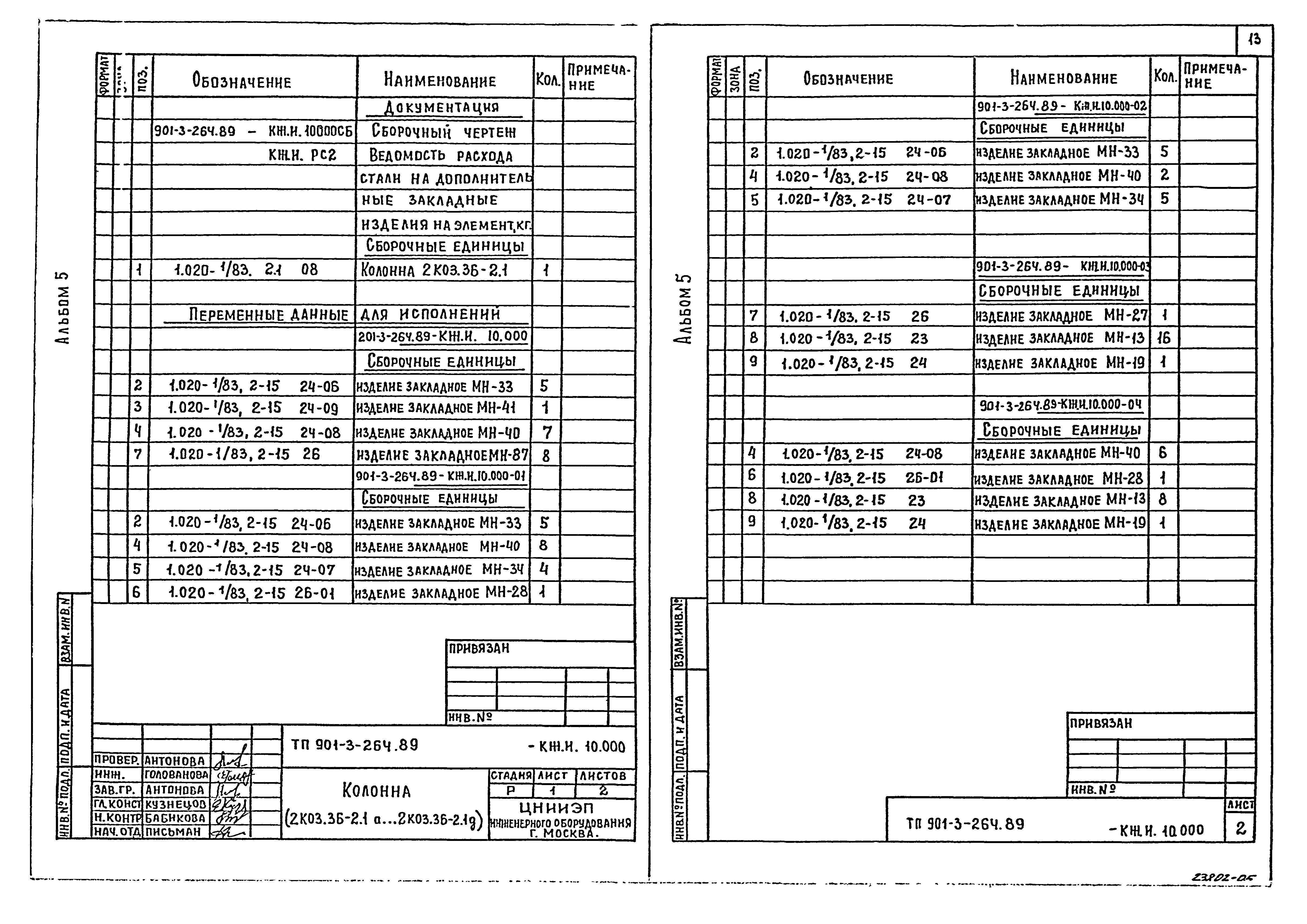 Типовой проект 901-3-264.89