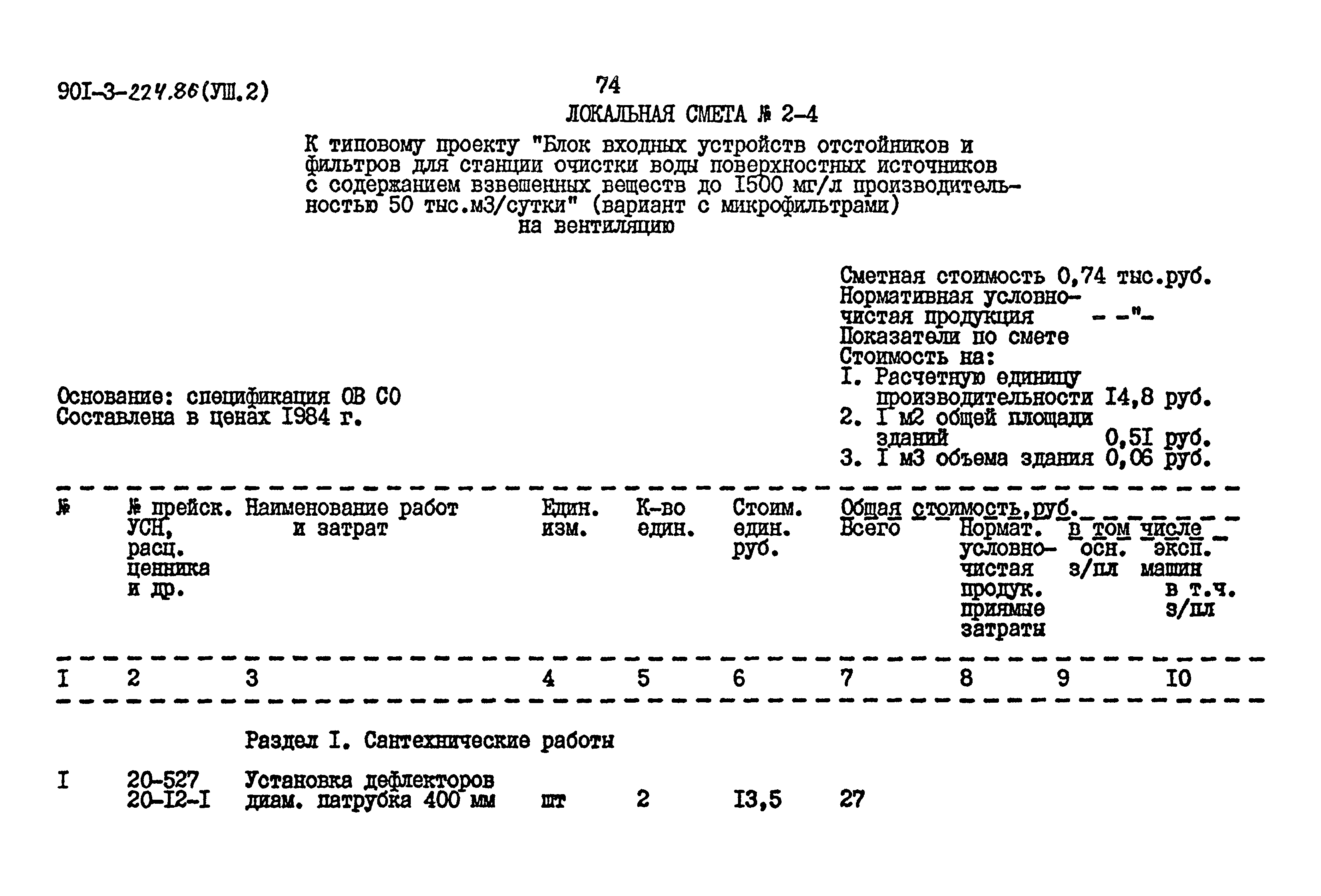 Типовой проект 901-3-224.86