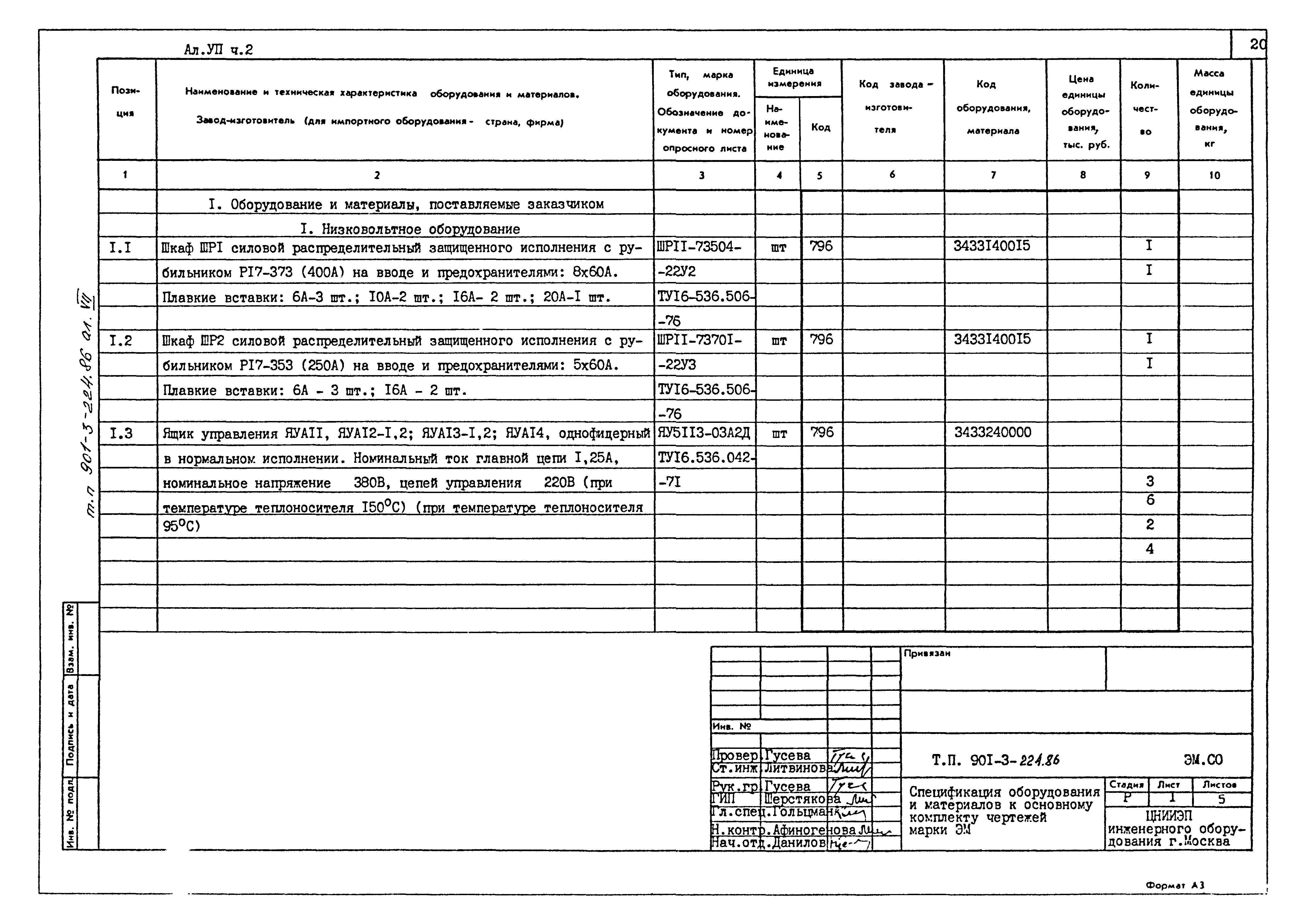 Типовой проект 901-3-224.86