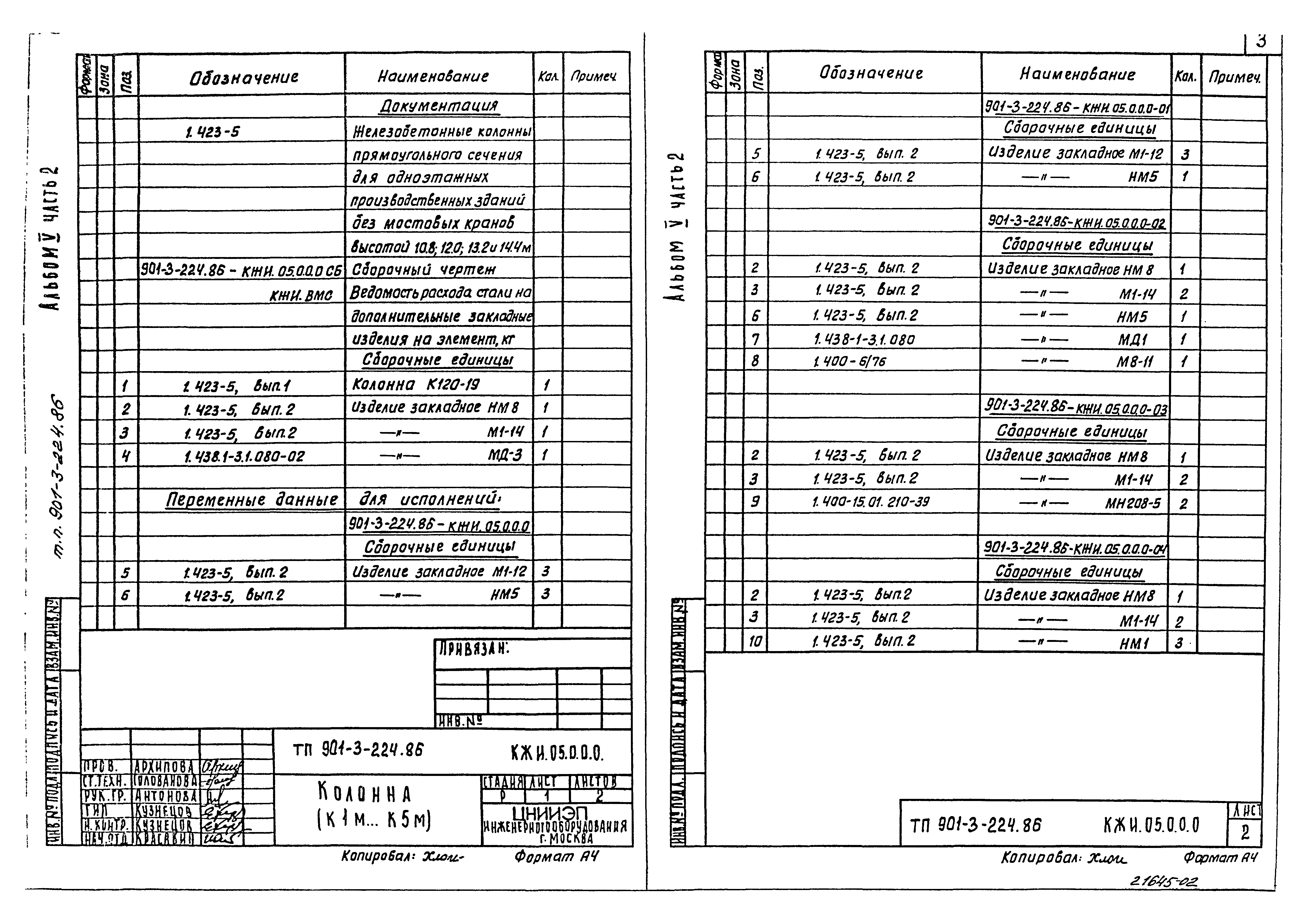 Типовой проект 901-3-224.86