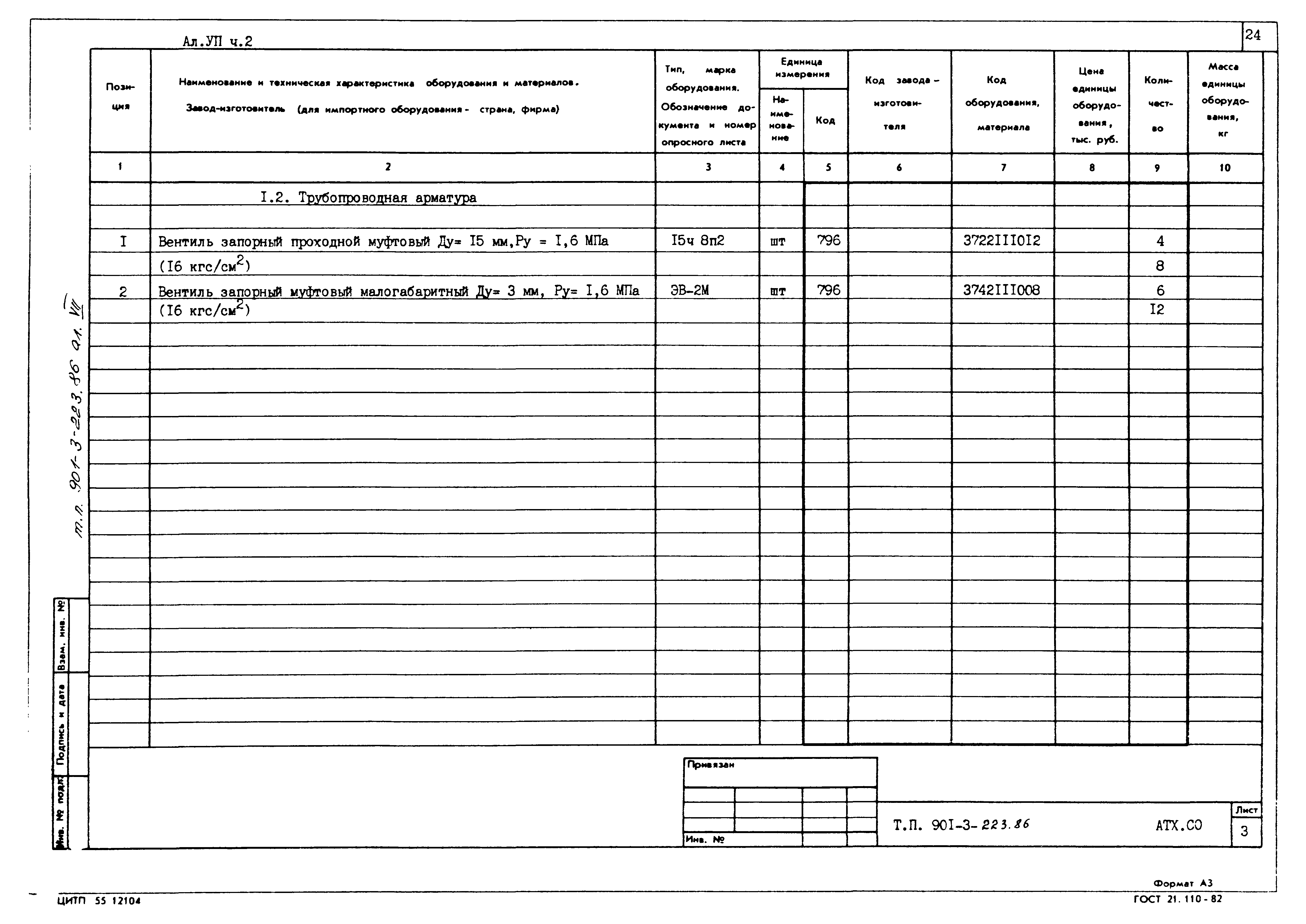 Типовой проект 901-3-223.86