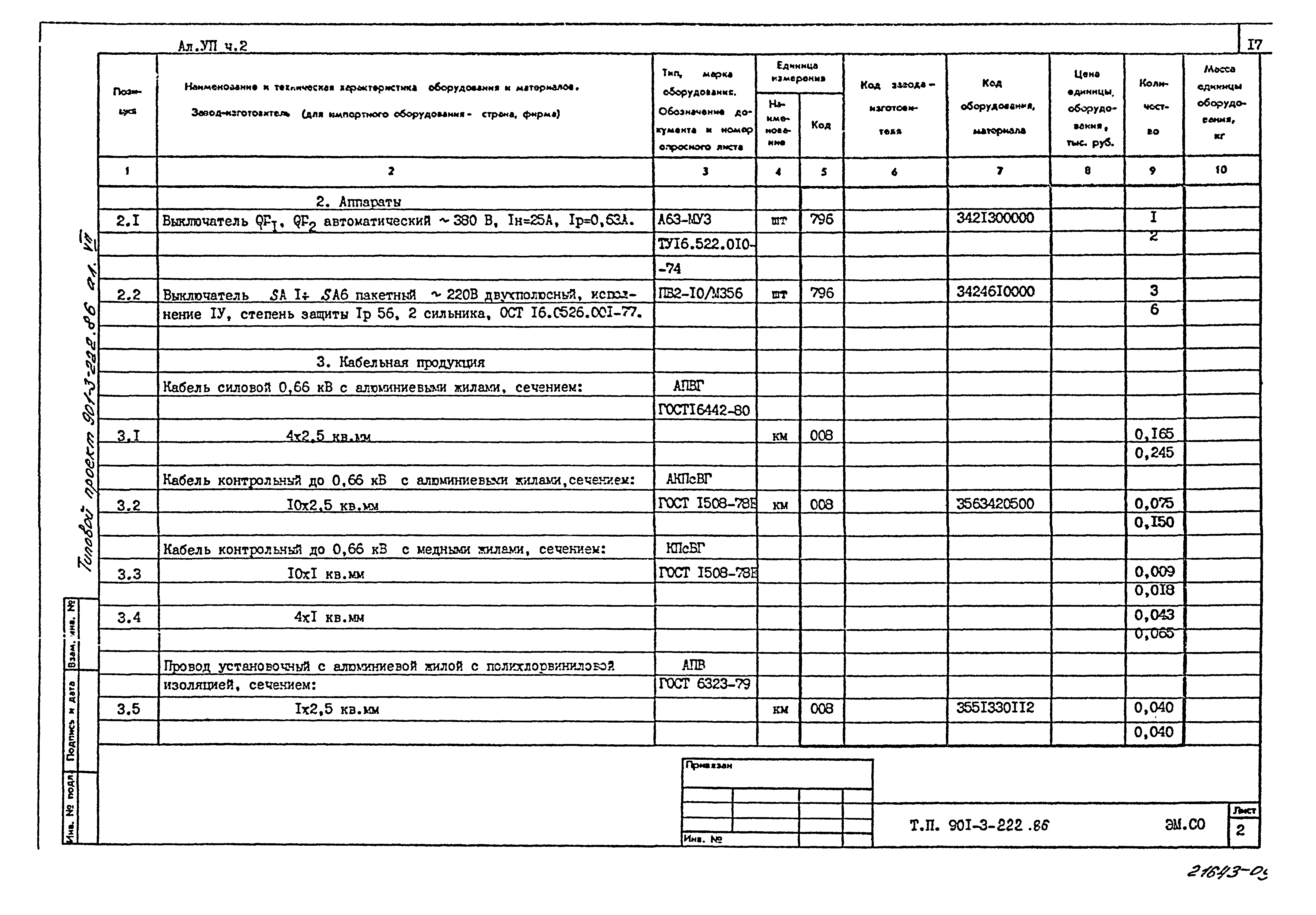 Типовой проект 901-3-222.86
