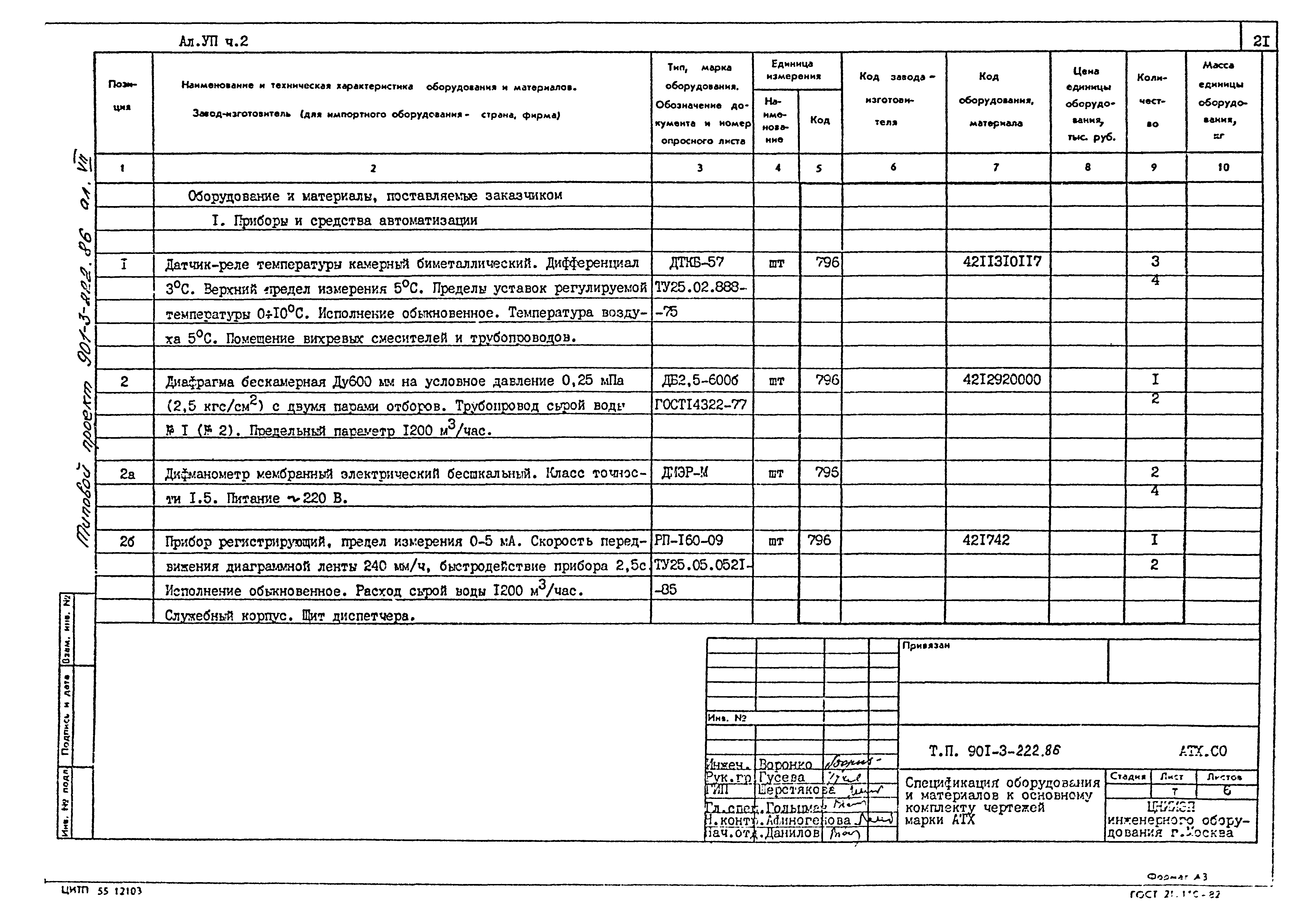 Типовой проект 901-3-222.86