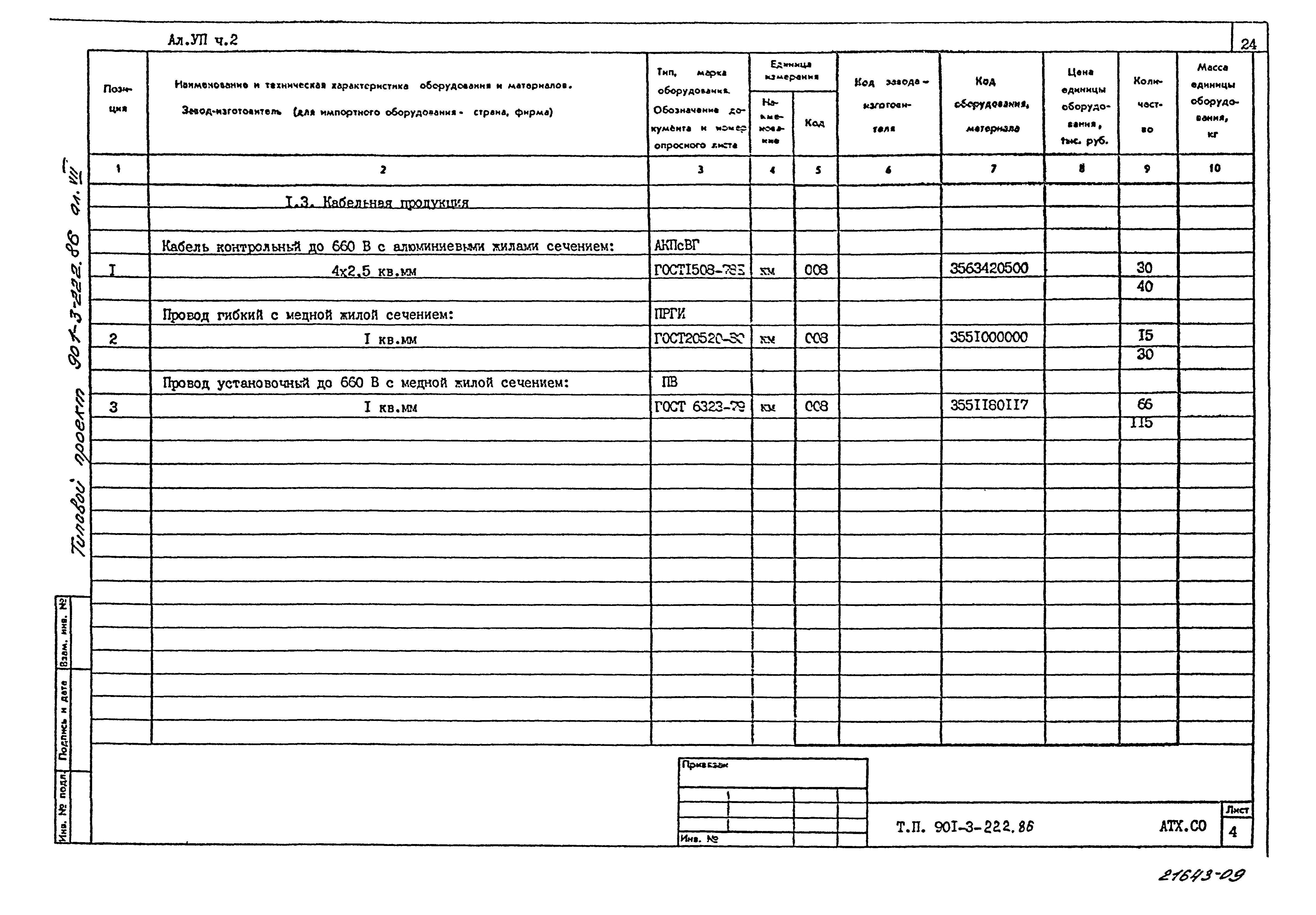 Типовой проект 901-3-222.86