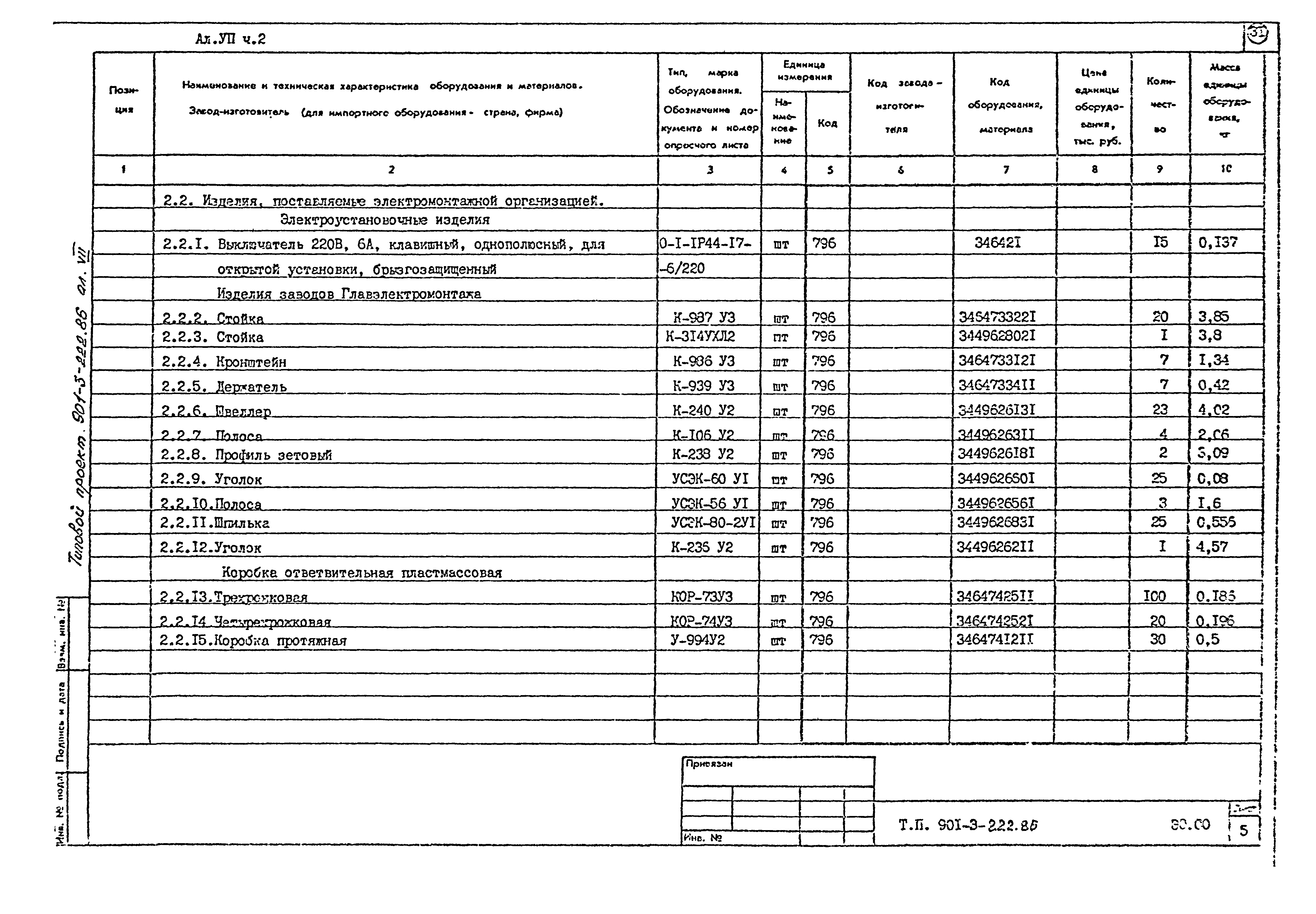 Типовой проект 901-3-222.86