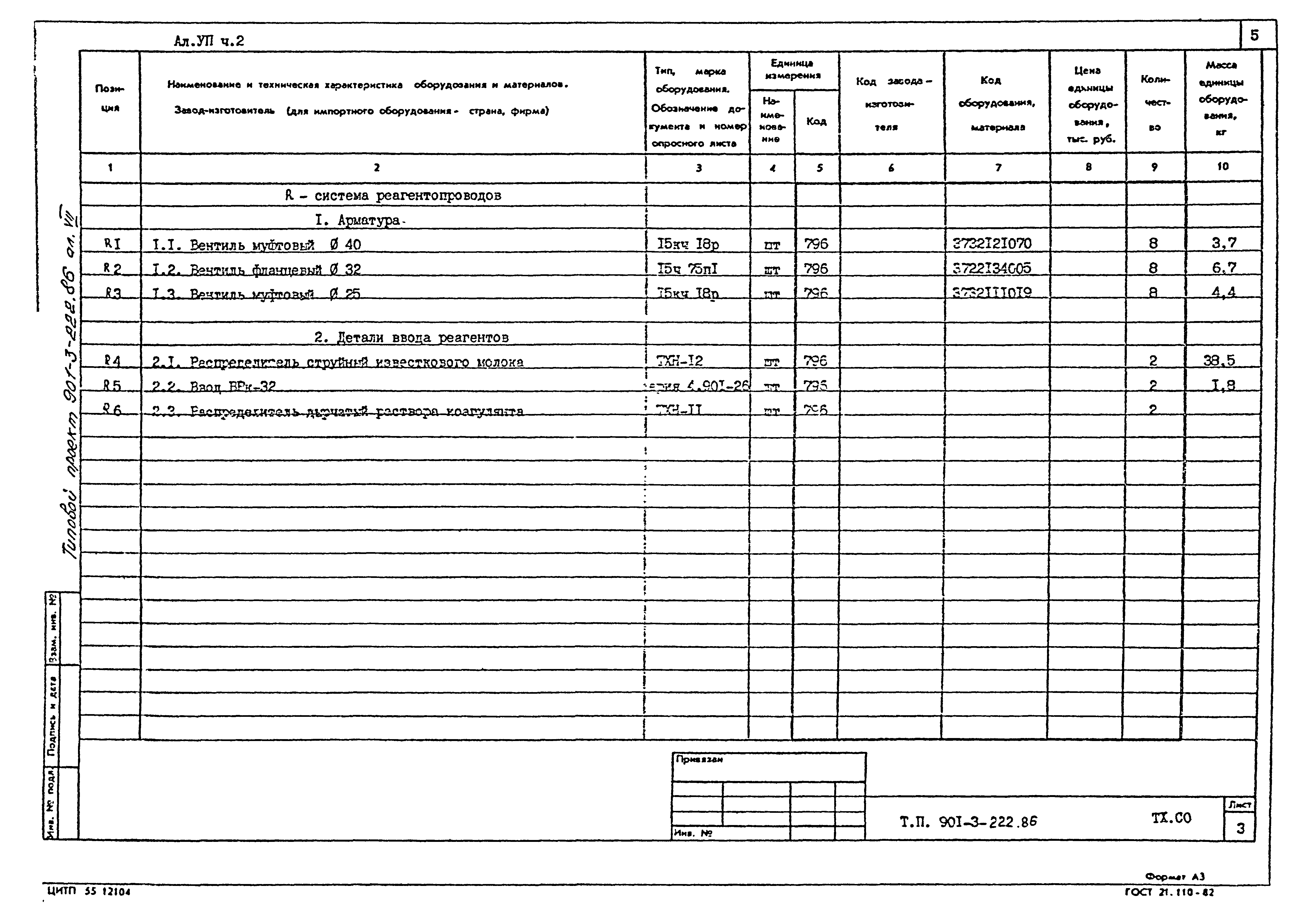 Типовой проект 901-3-222.86