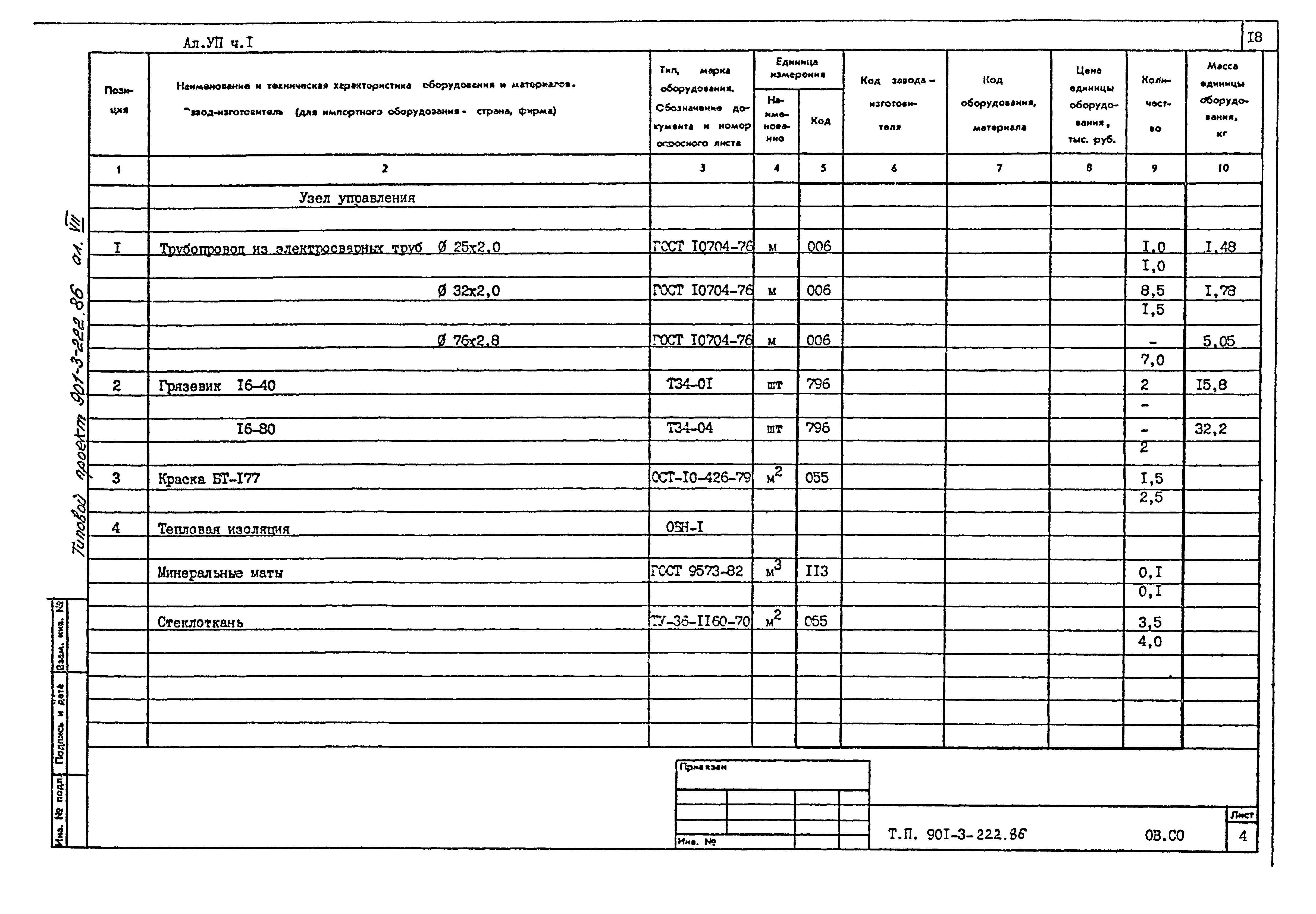 Типовой проект 901-3-222.86