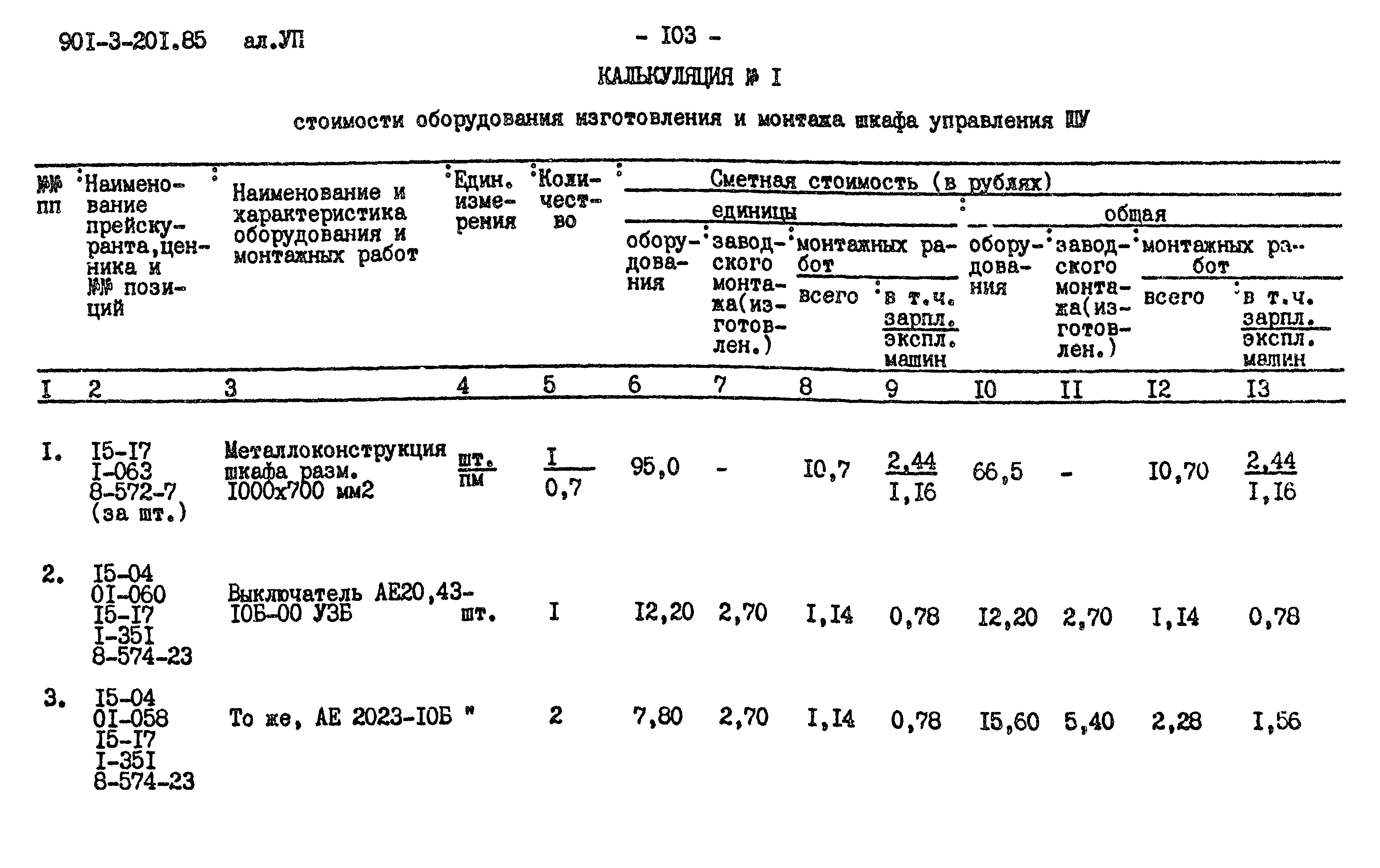 Типовой проект 901-3-201.85