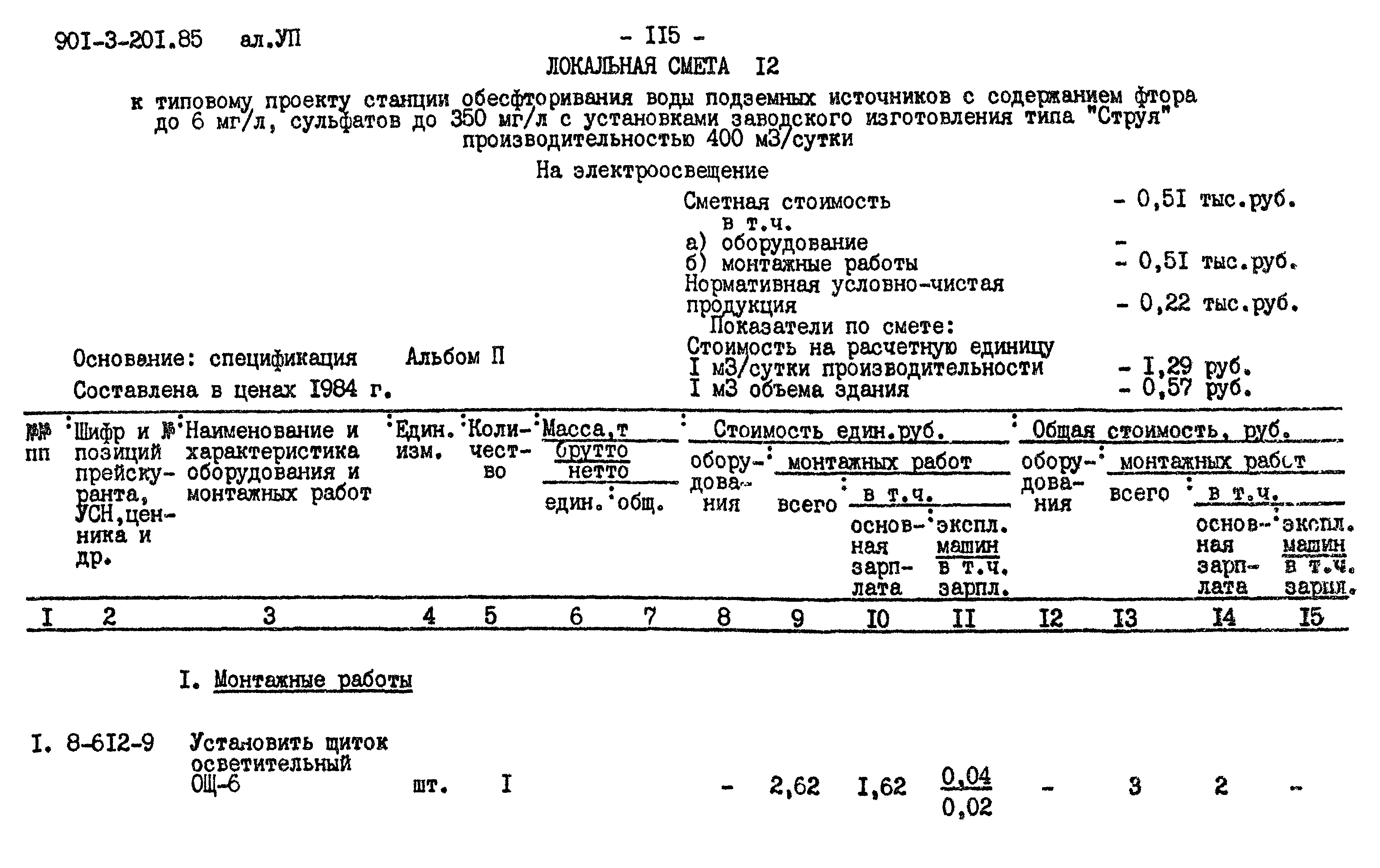 Типовой проект 901-3-201.85