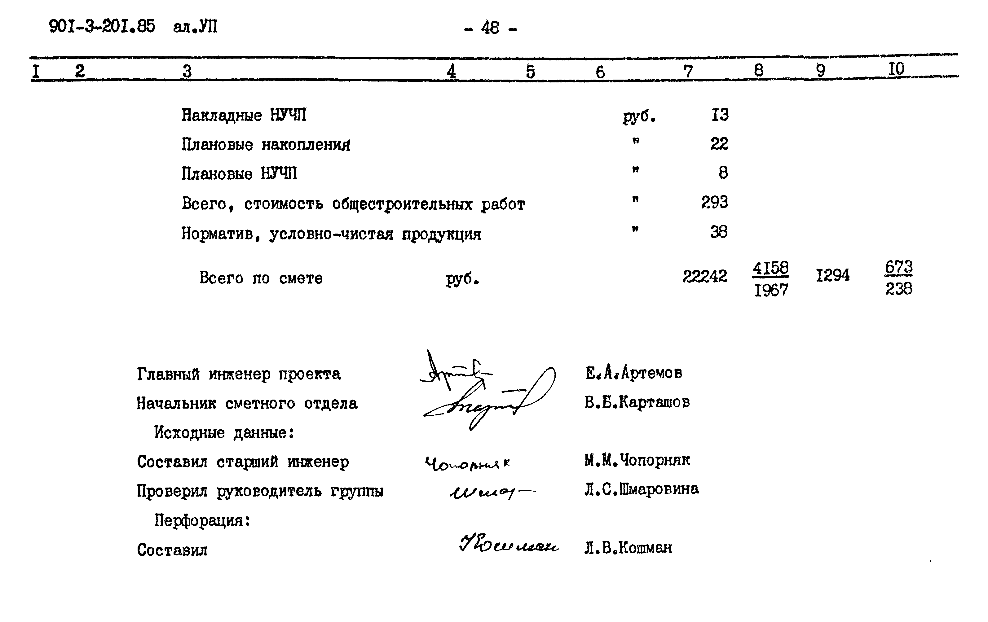 Типовой проект 901-3-201.85