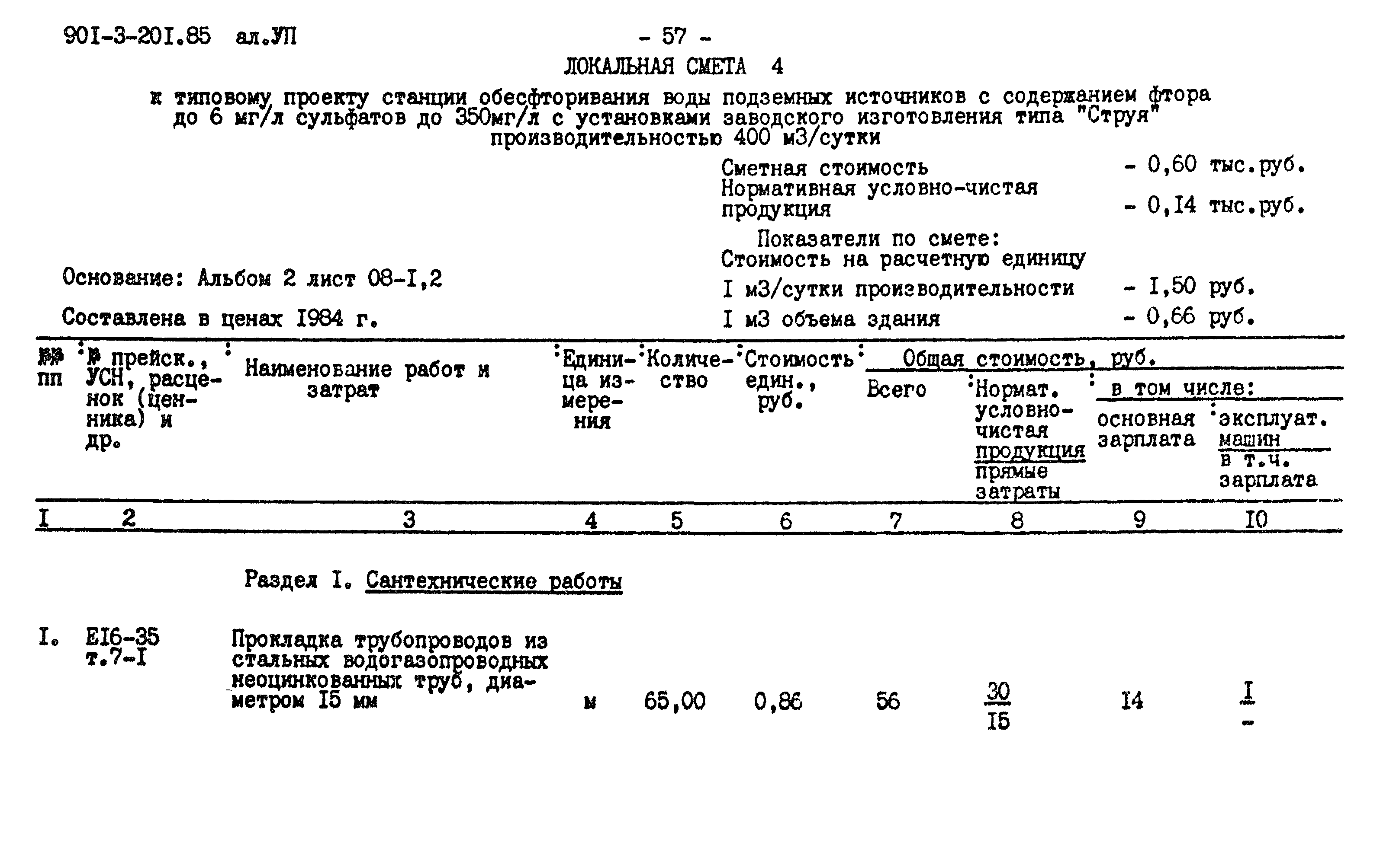 Типовой проект 901-3-201.85