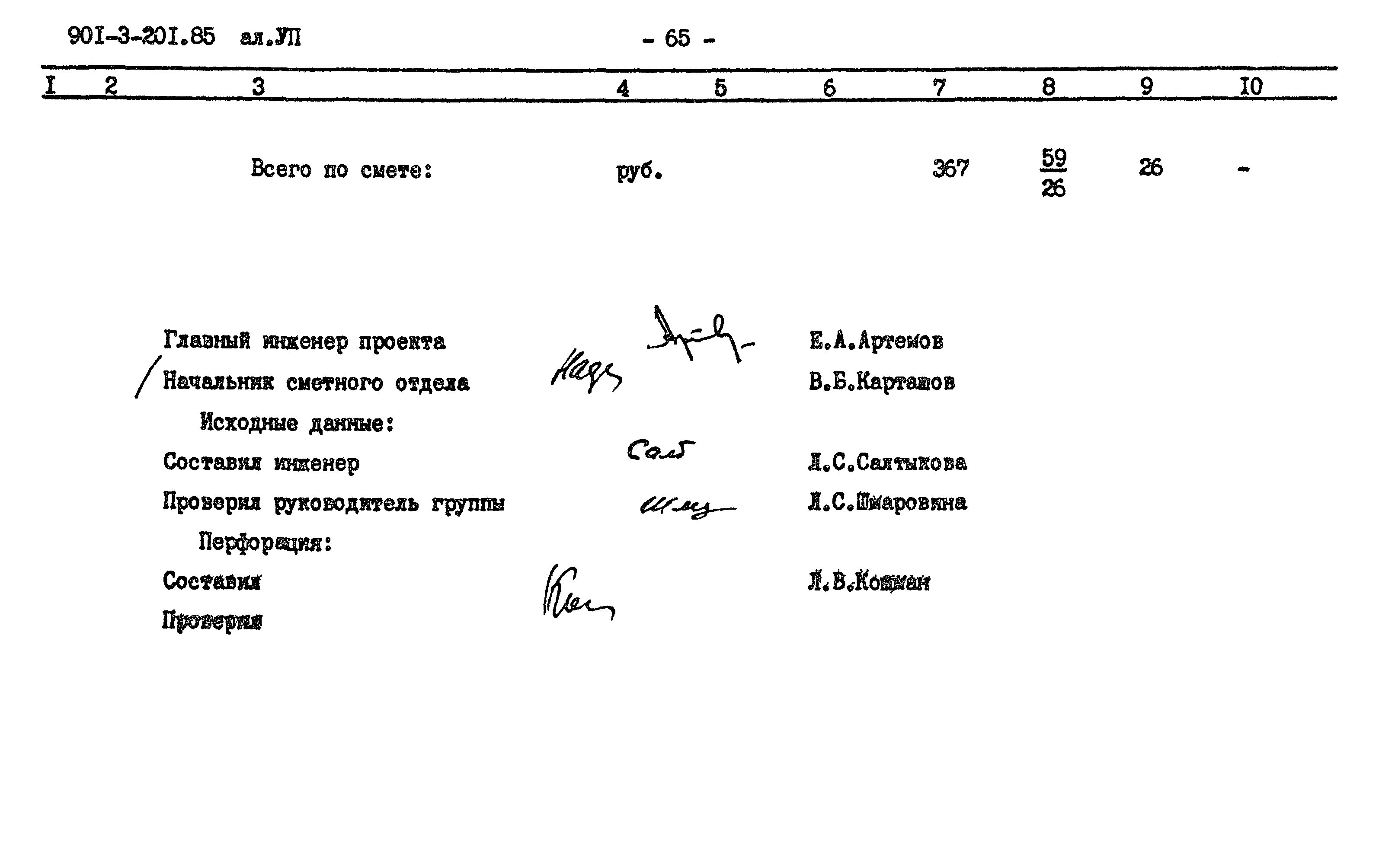 Типовой проект 901-3-201.85