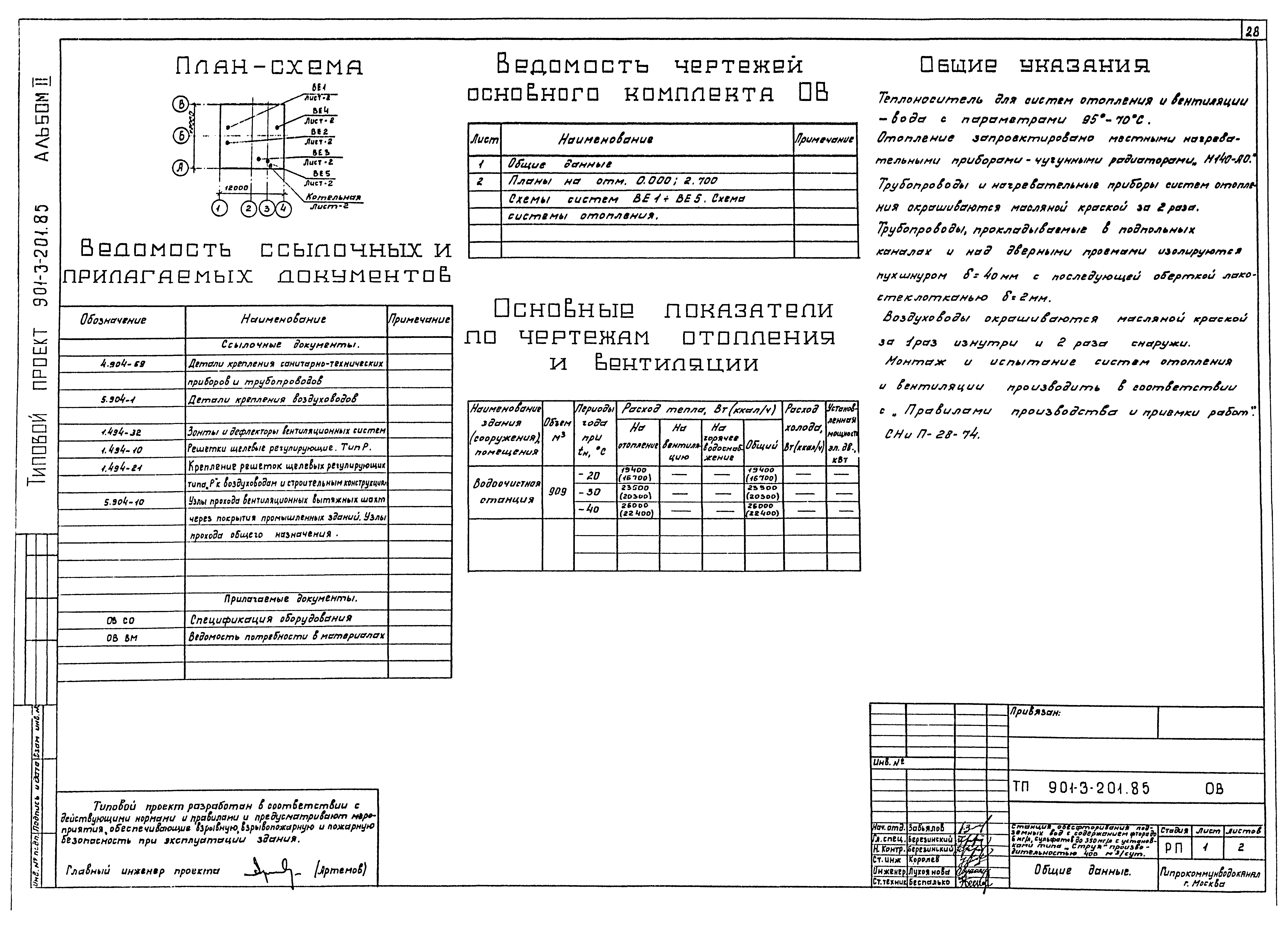 Типовой проект 901-3-201.85
