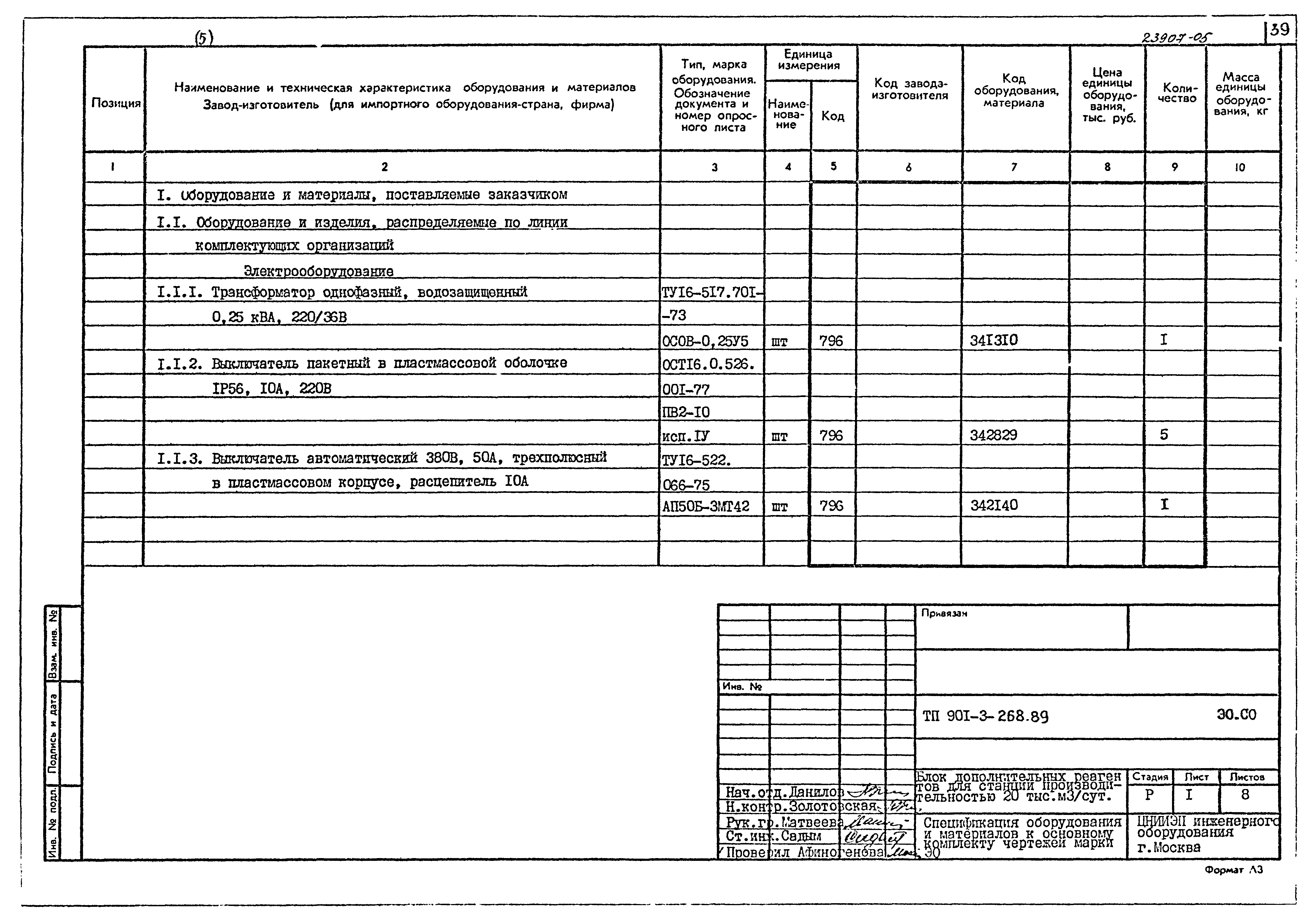 Типовой проект 901-3-268.89