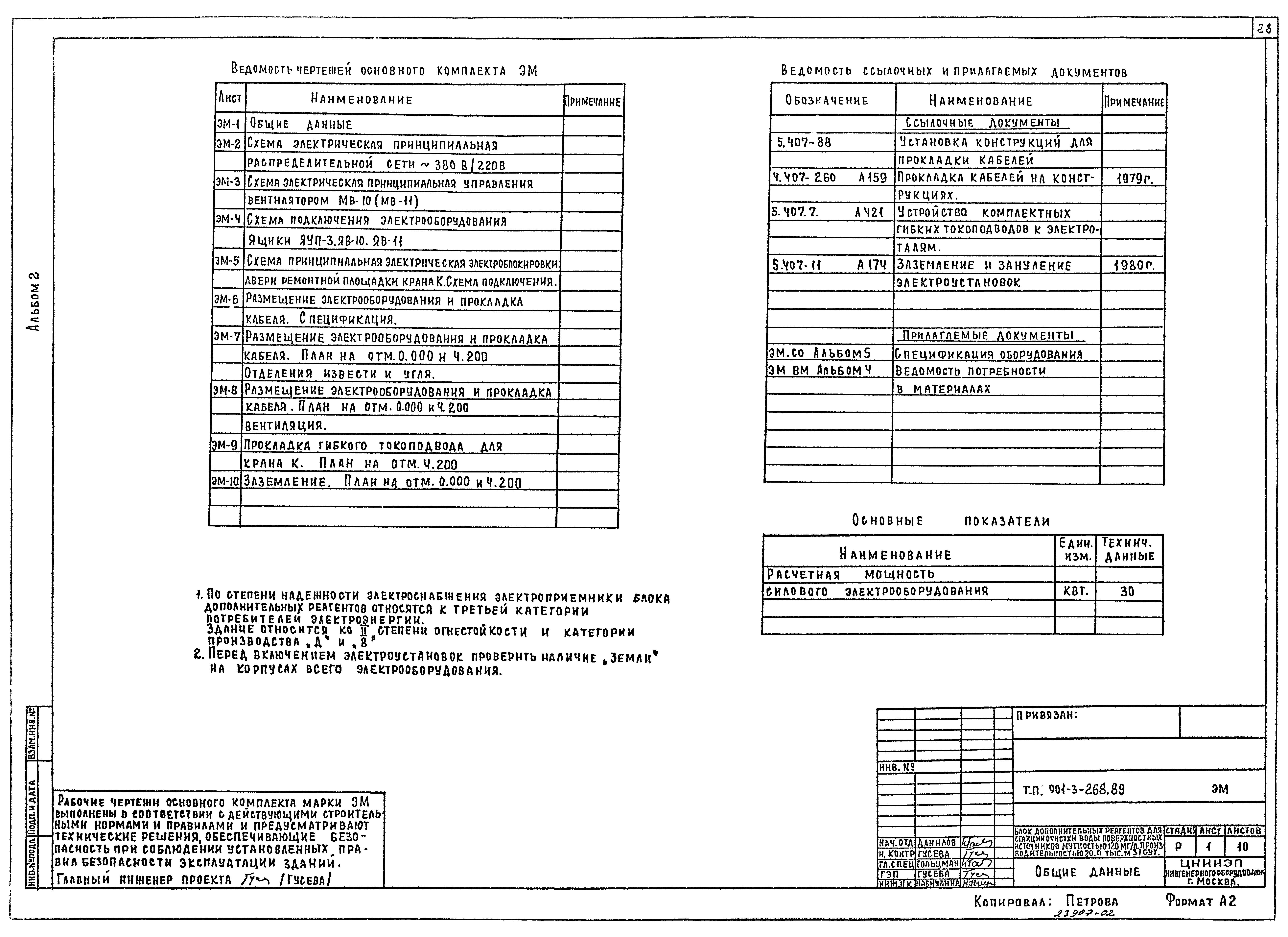 Типовой проект 901-3-268.89