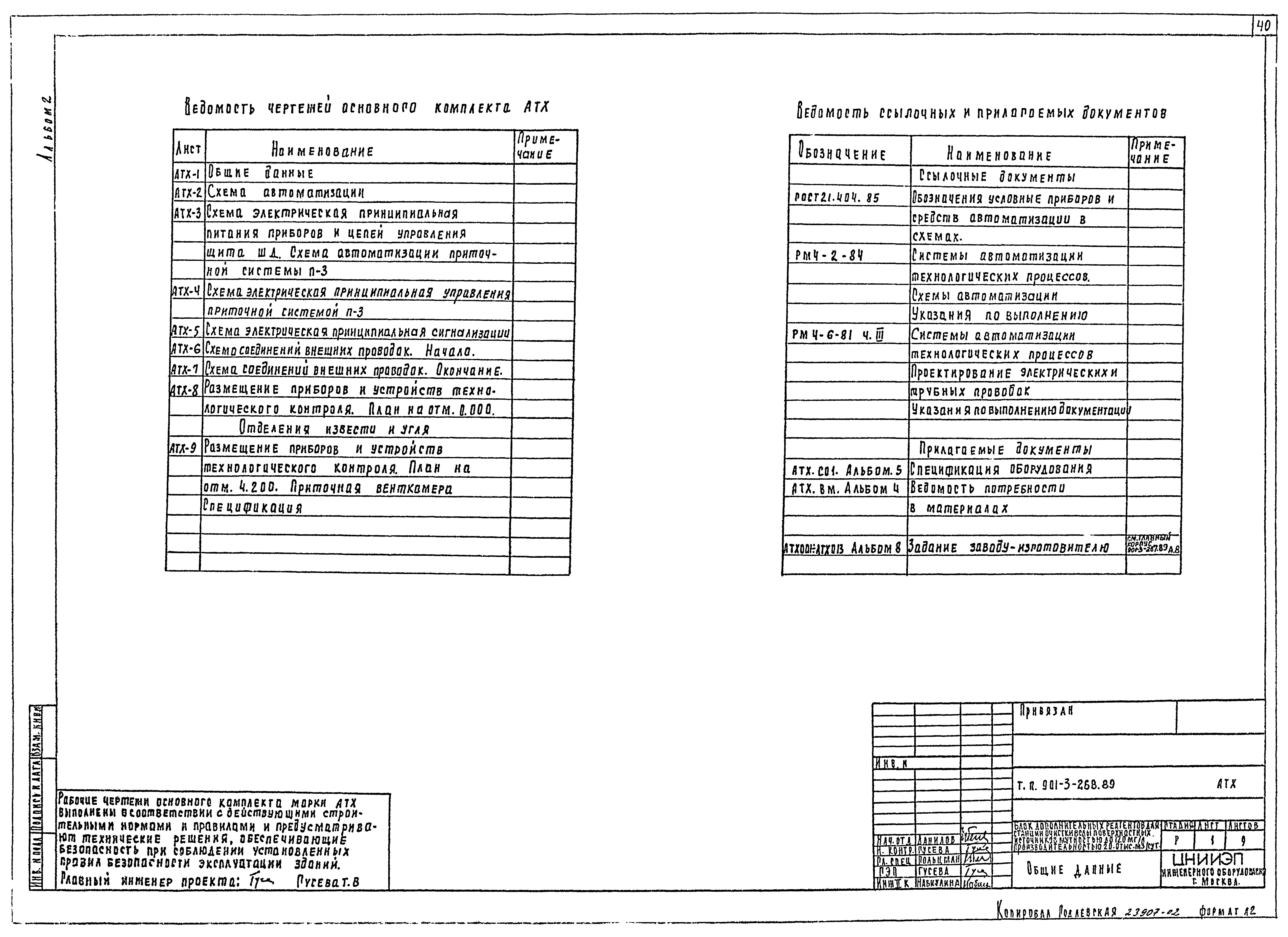 Типовой проект 901-3-268.89