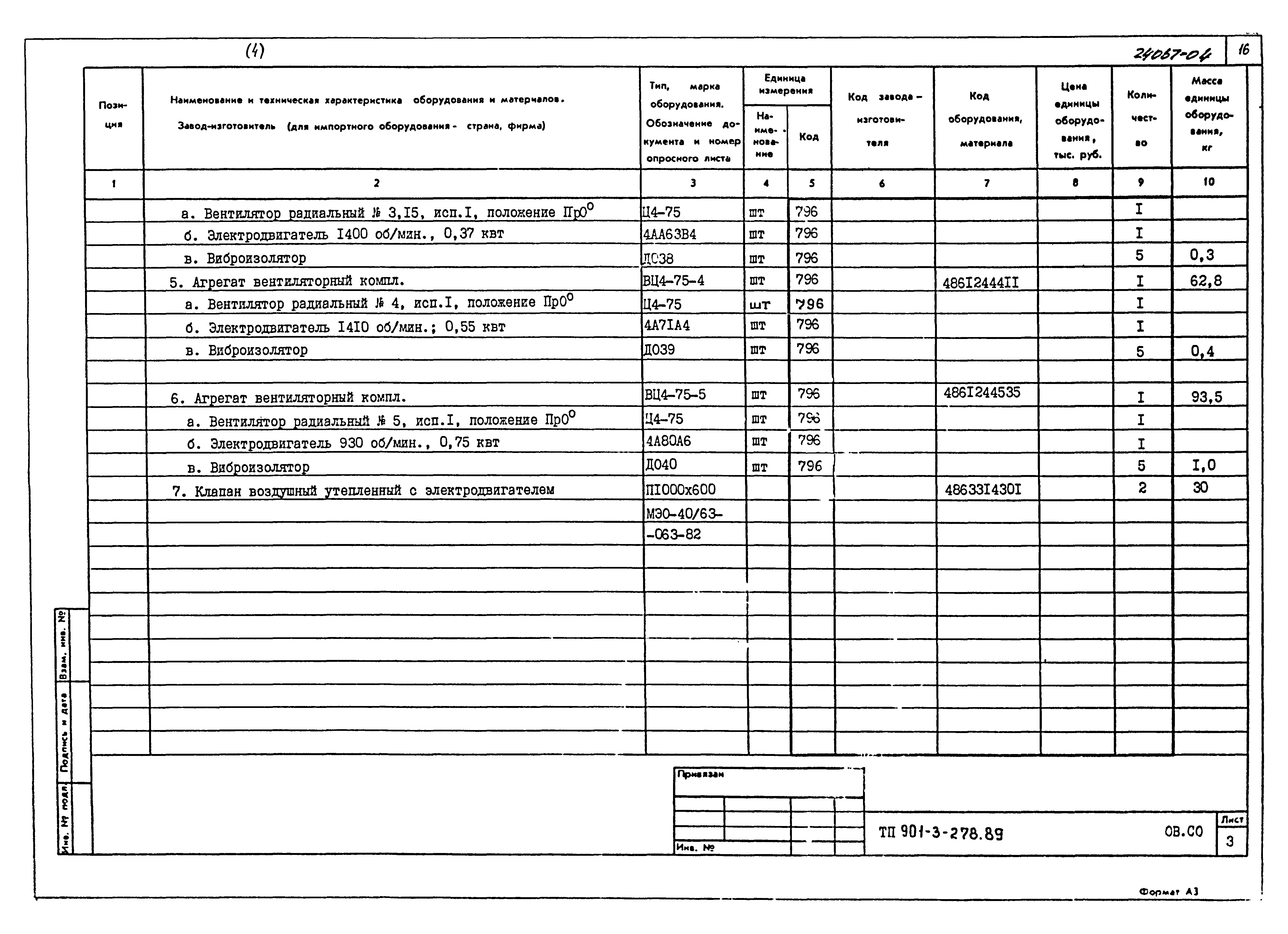 Типовой проект 901-3-278.89