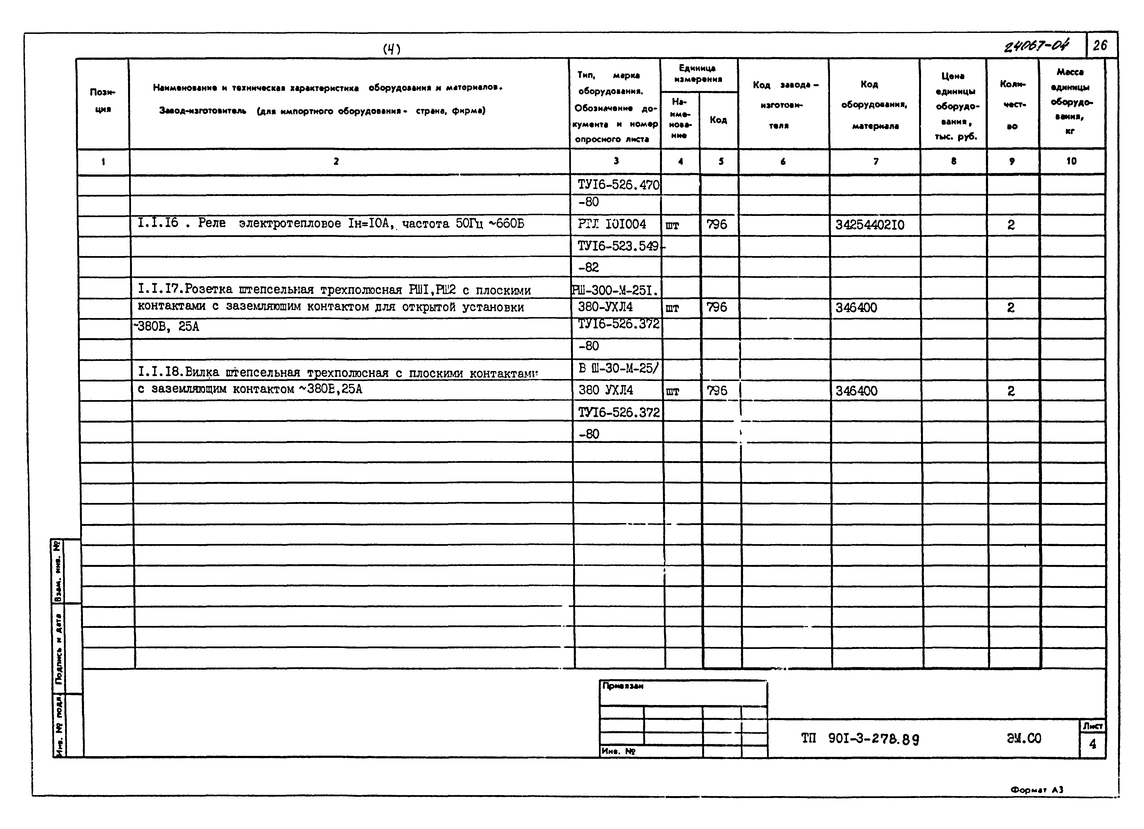 Типовой проект 901-3-278.89