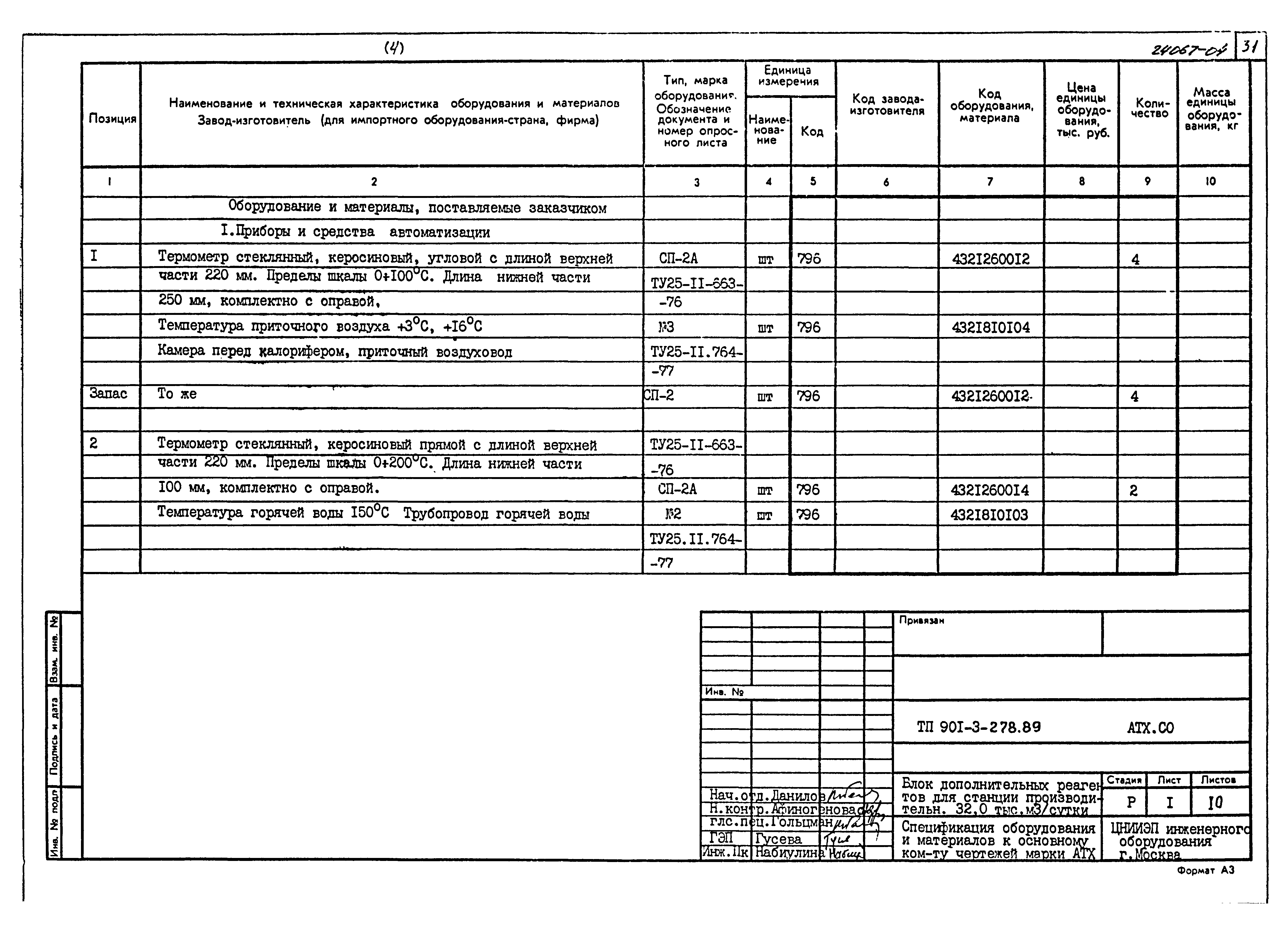 Типовой проект 901-3-278.89