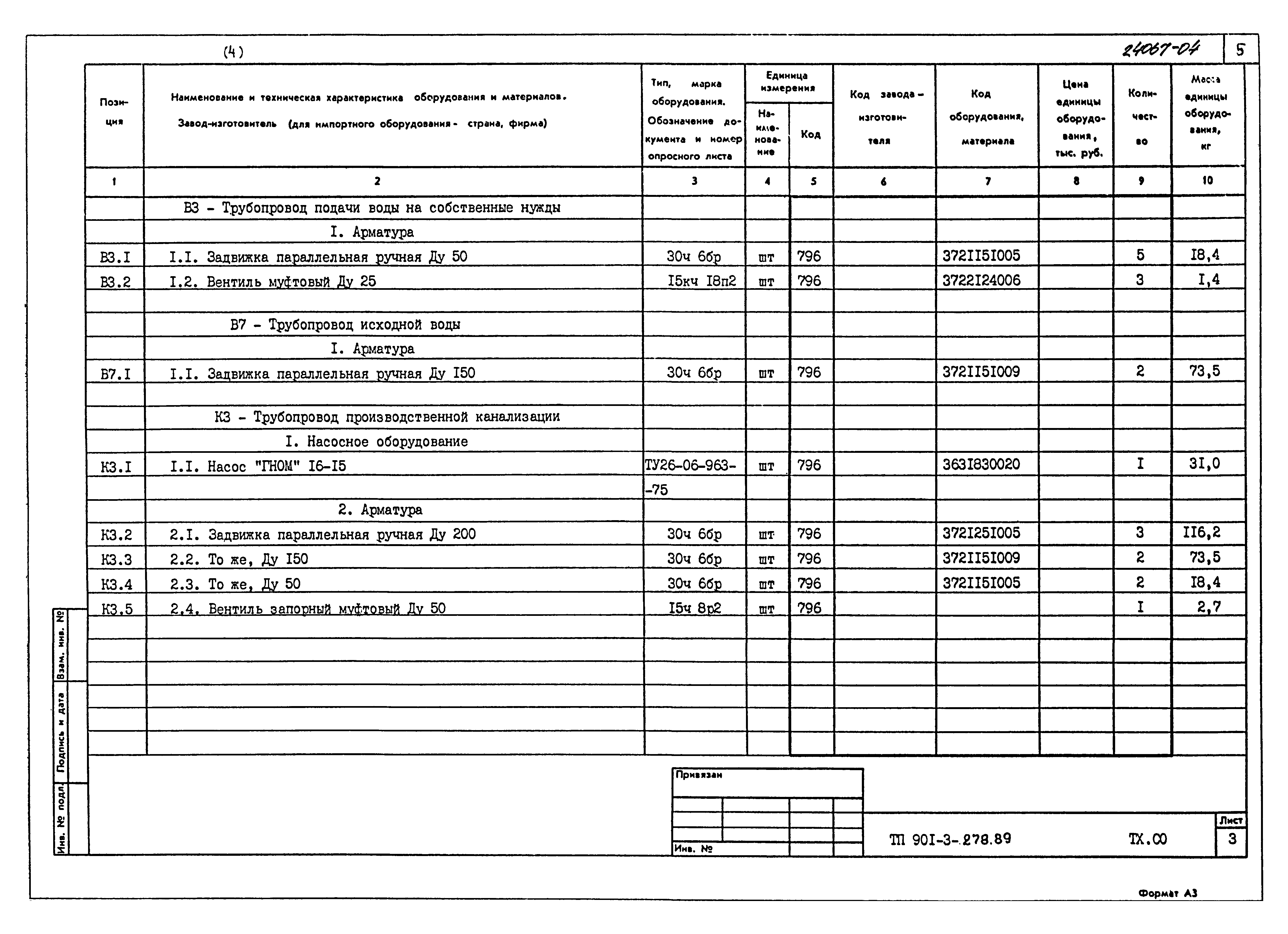 Типовой проект 901-3-278.89