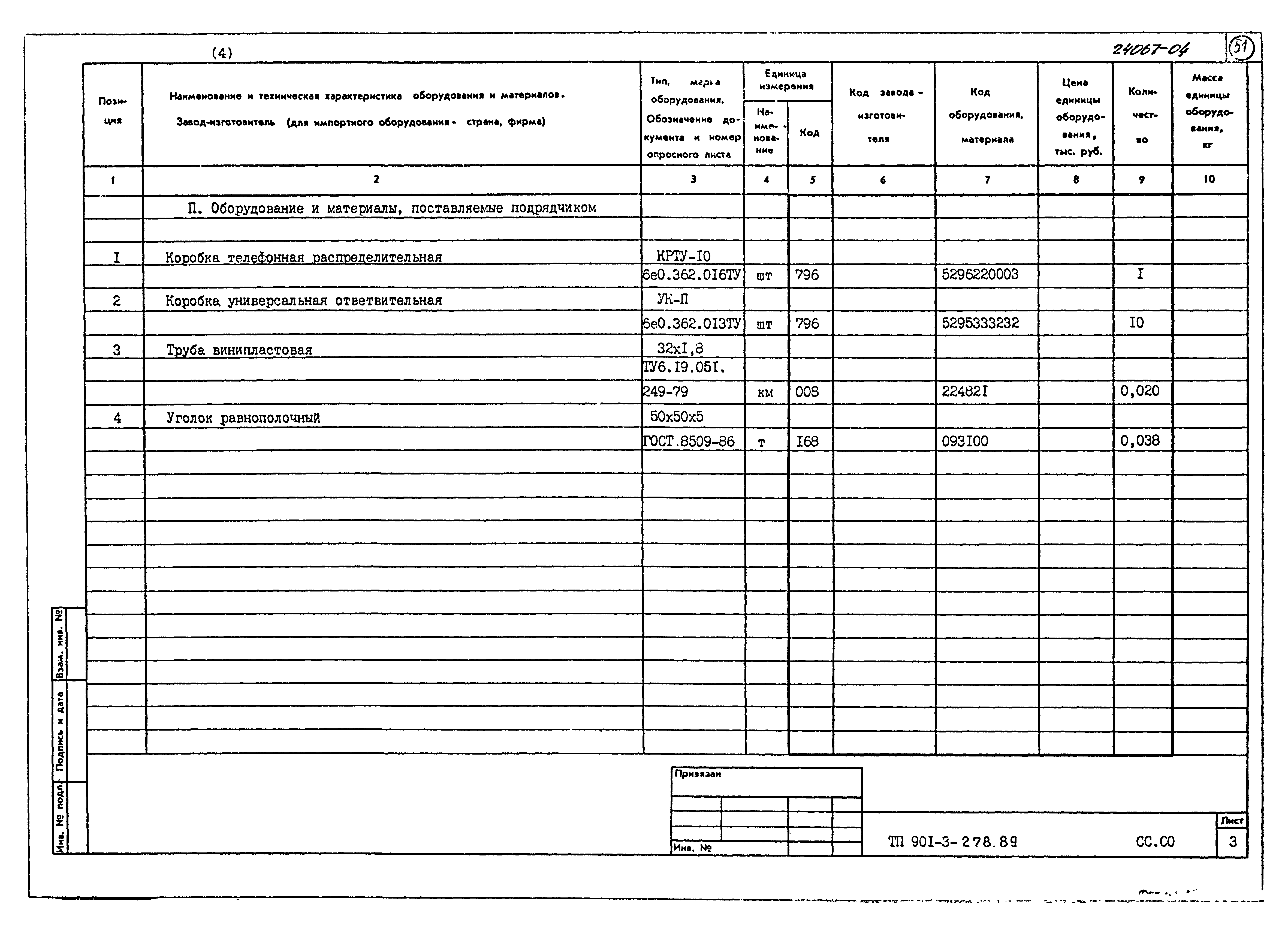 Типовой проект 901-3-278.89