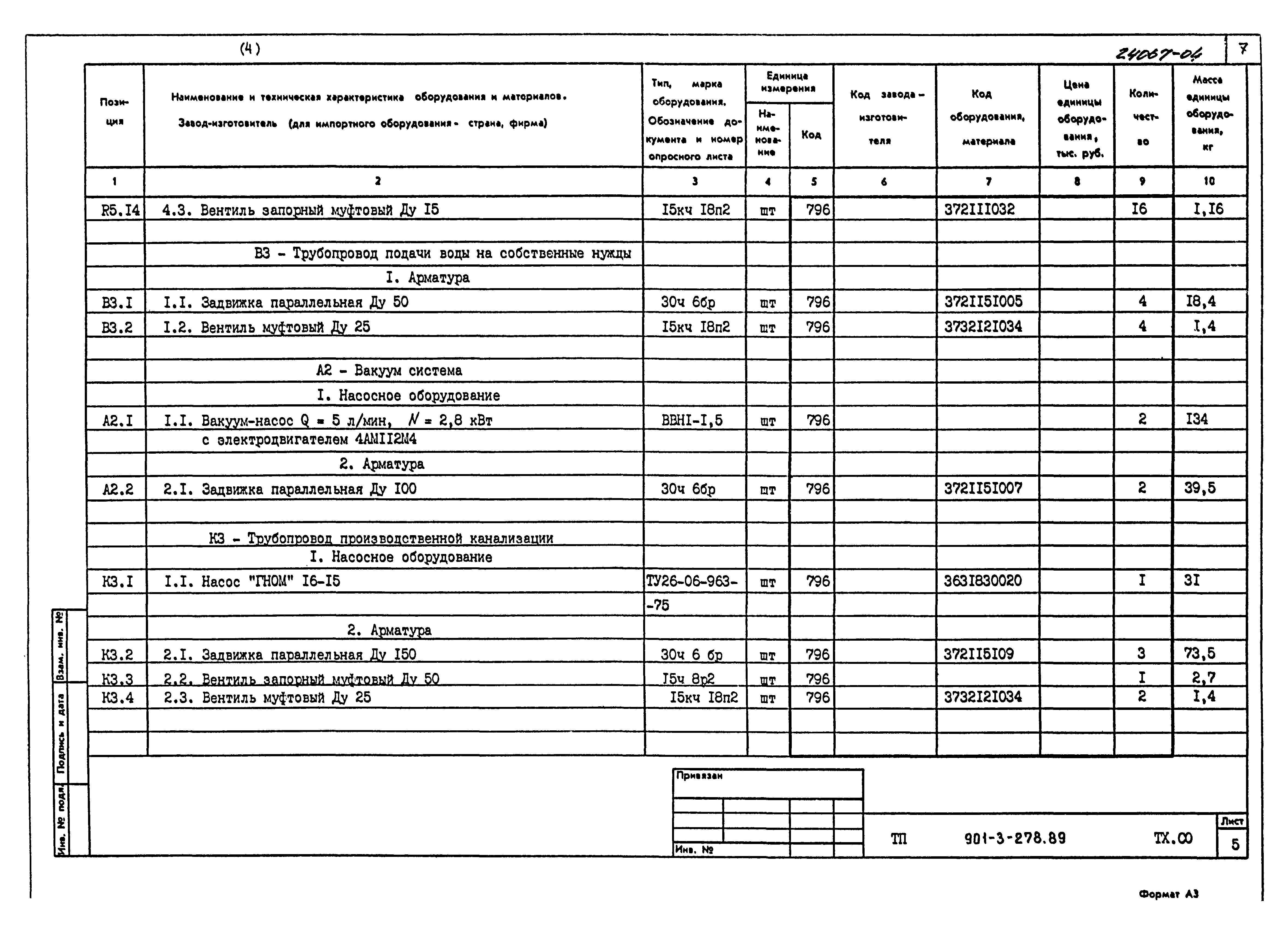 Типовой проект 901-3-278.89
