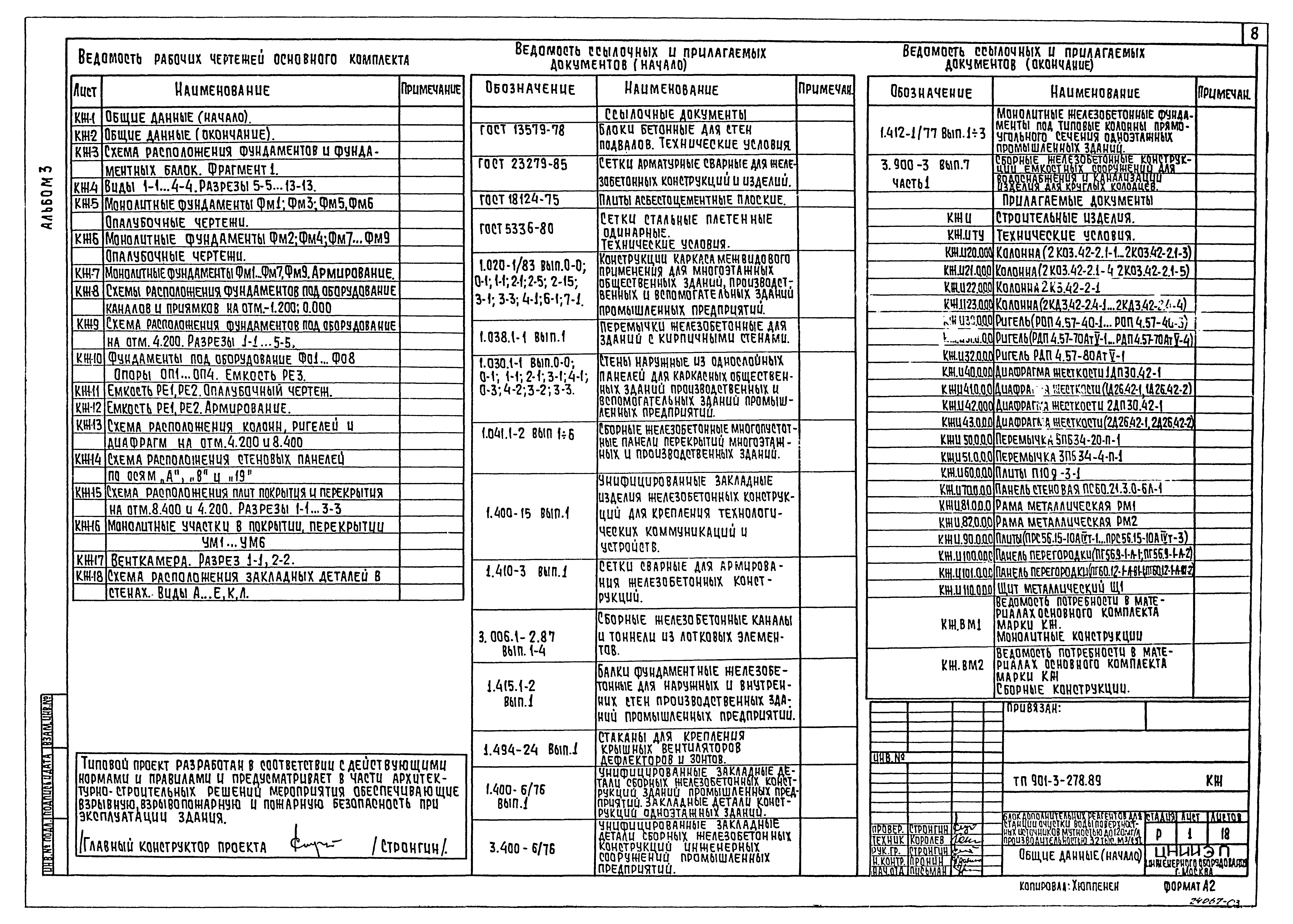 Типовой проект 901-3-278.89